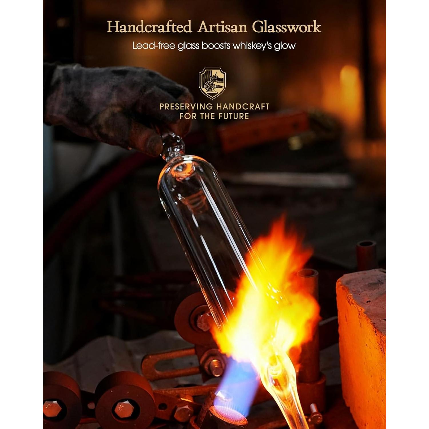 Decantador de Whisky Kollea con 2 Vasos Boxeo 915ml Rojo