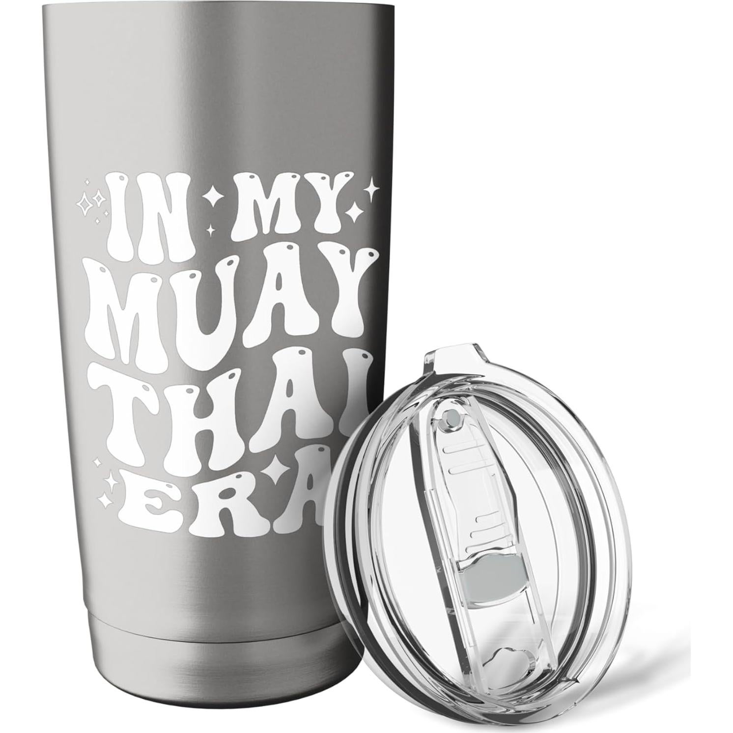 Vaso Térmico Acero Inoxidable 20 Oz Muay Thai Addictive Designs