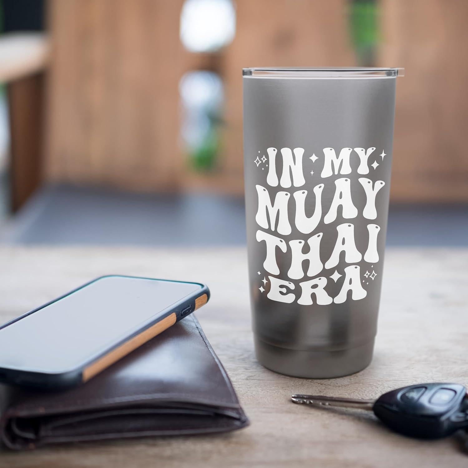 Vaso Térmico Acero Inoxidable 20 Oz Muay Thai Addictive Designs