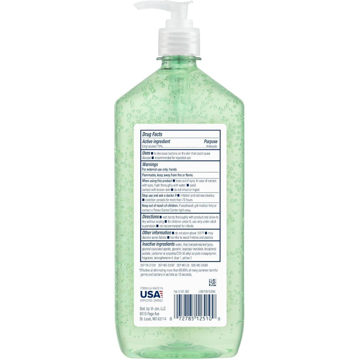 Desinfectante de Manos Germ-X Avanzado 1L con Aloe y Vitamina E