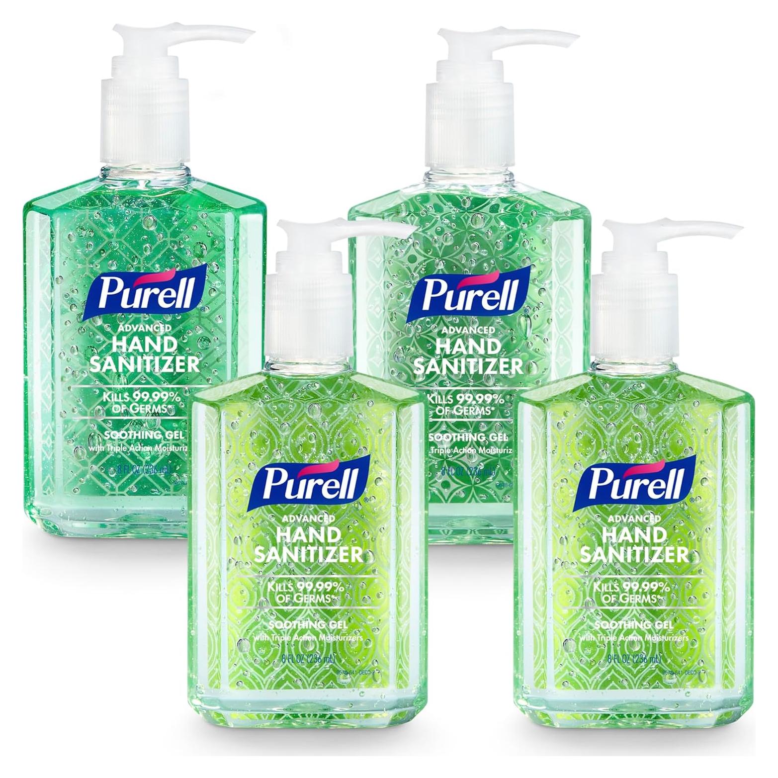 Gel Desinfectante de Manos PURELL Avanzado Suave 4x240ml