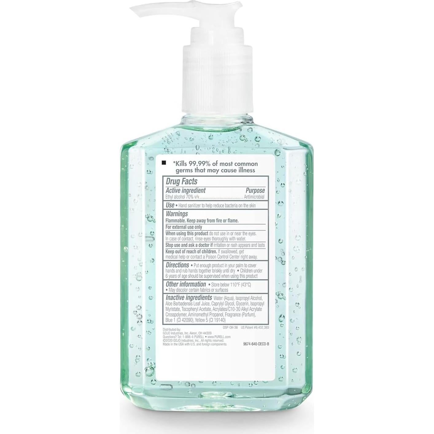 Gel Desinfectante de Manos PURELL Avanzado Suave 4x240ml