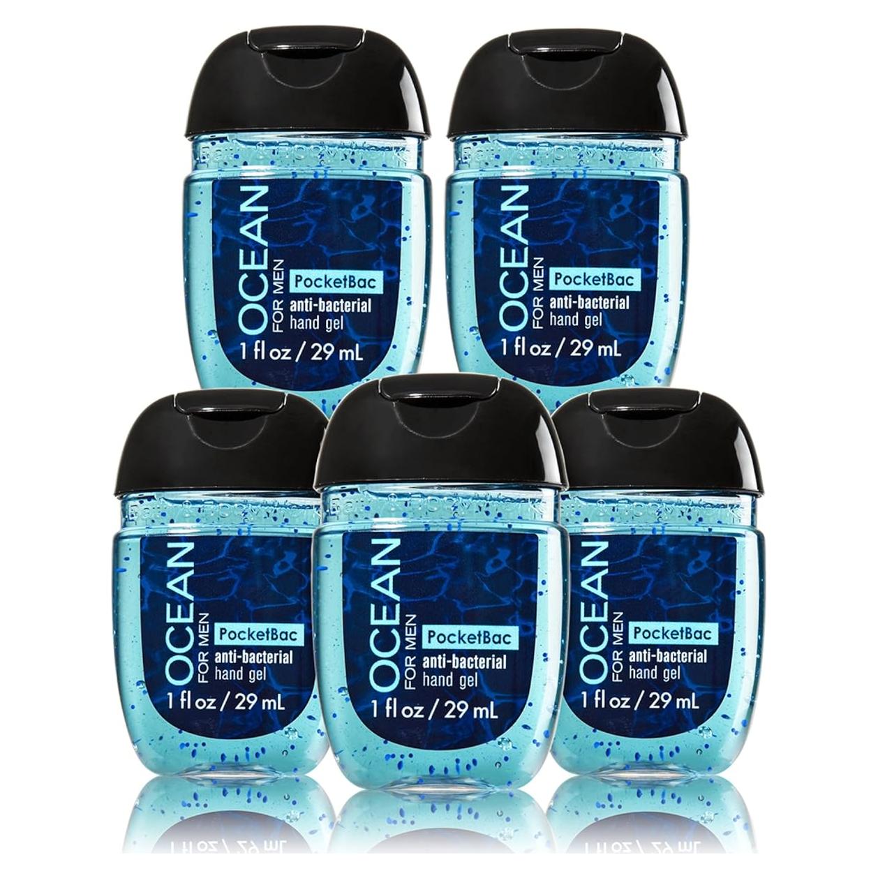 Gel Antibacterial para Manos Océano para Hombres - 5 Unidades