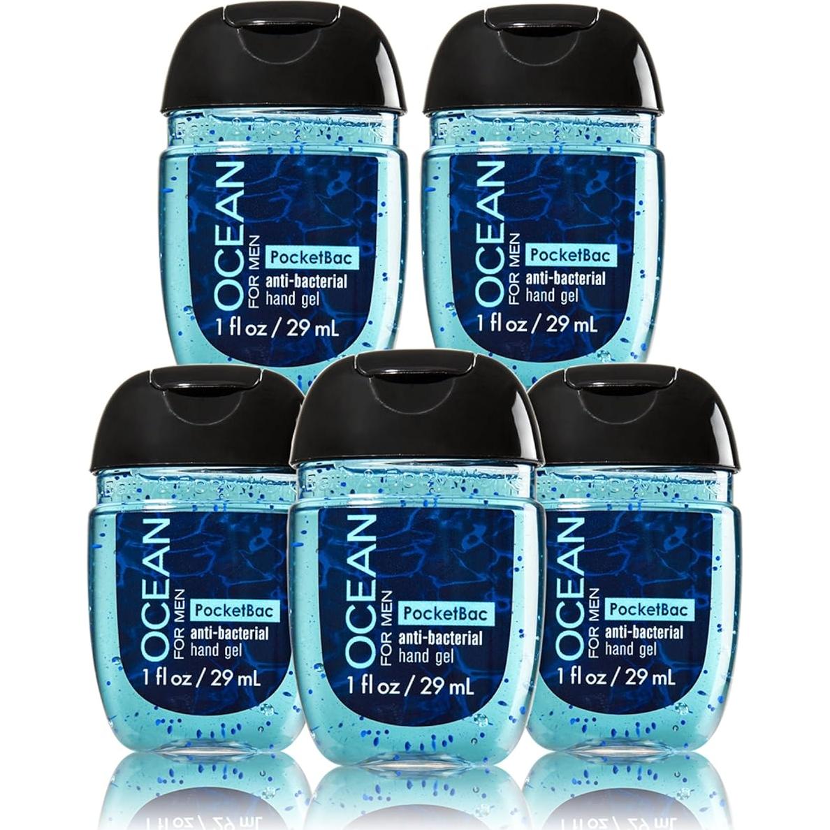 Gel Antibacterial para Manos Océano para Hombres - 5 Unidades