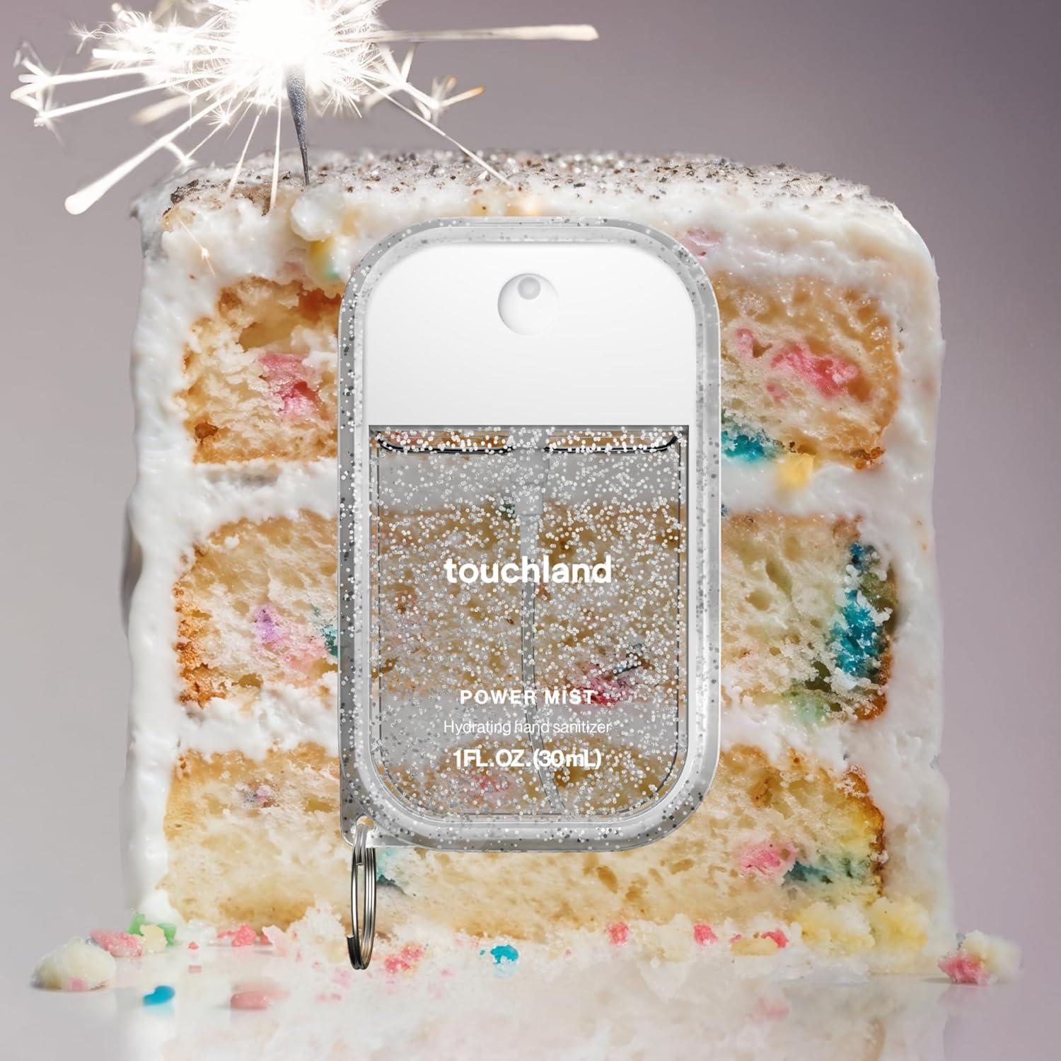 Conjunto de Mist Touchland Confetti Cake + Estuche Frosted Sparkle