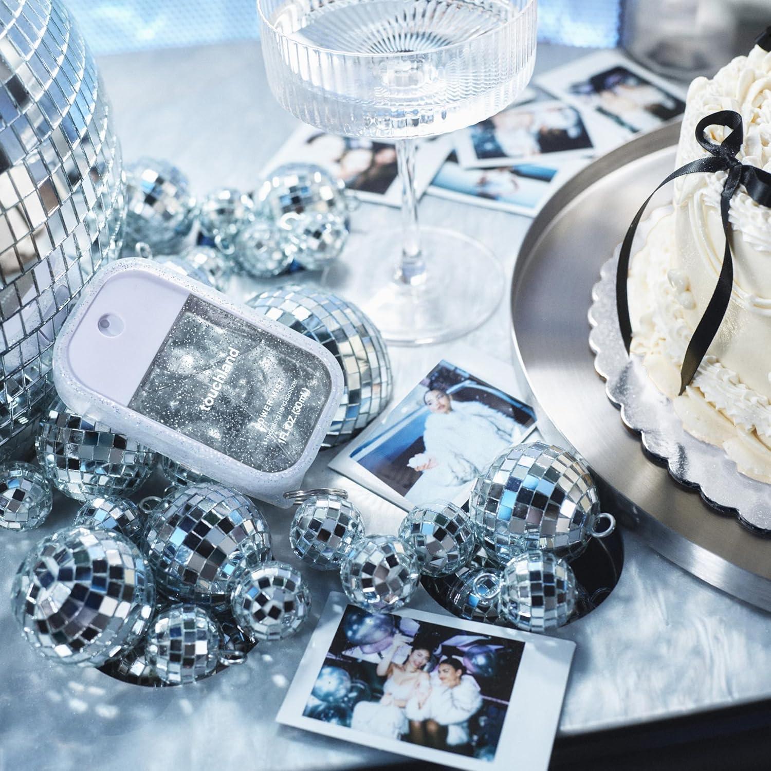 Conjunto de Mist Touchland Confetti Cake + Estuche Frosted Sparkle