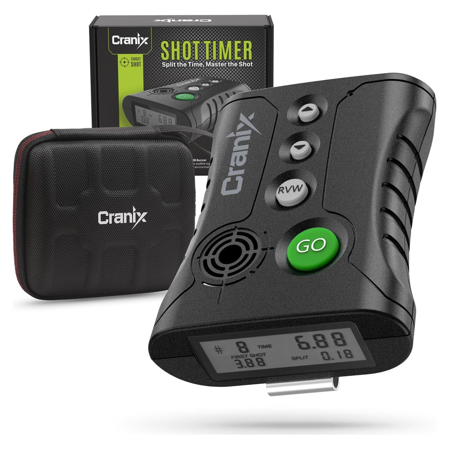 Temporizador de Tiro Cranix CX01 Verde con Precisión 0.01s