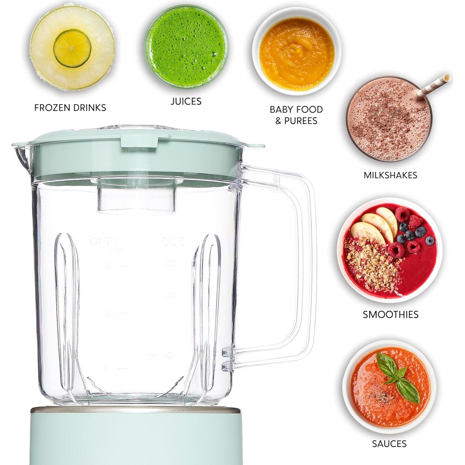 LICUADORA COOK WITH COLOR 300W 2 Velocidades 750ml Salvia