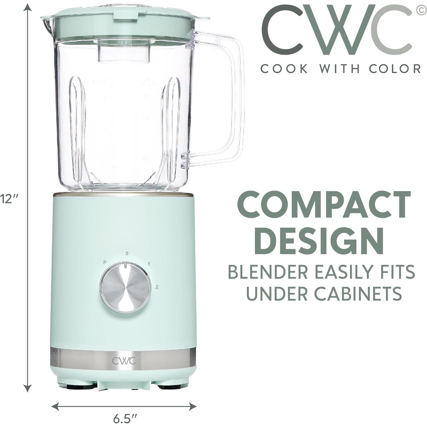 LICUADORA COOK WITH COLOR 300W 2 Velocidades 750ml Salvia