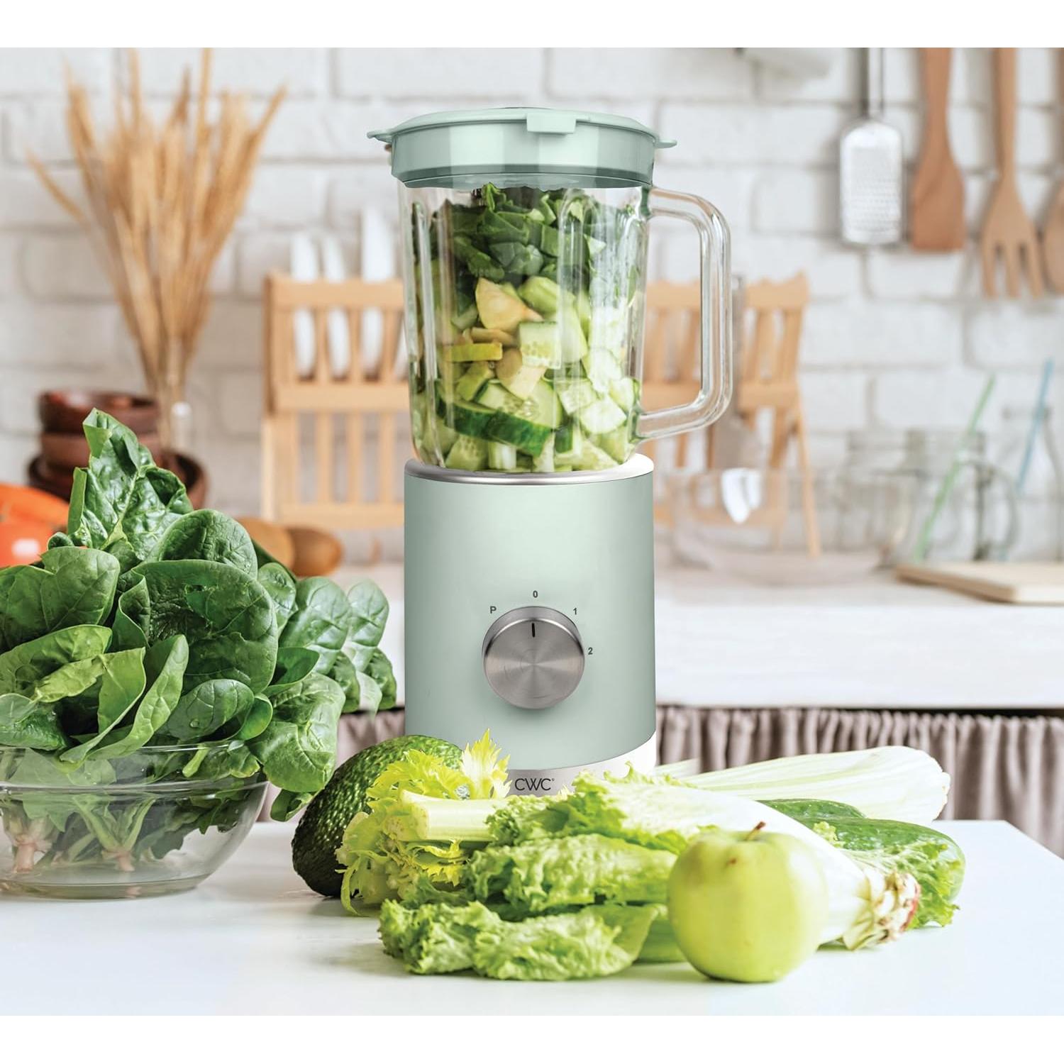 LICUADORA COOK WITH COLOR 300W 2 Velocidades 750ml Salvia