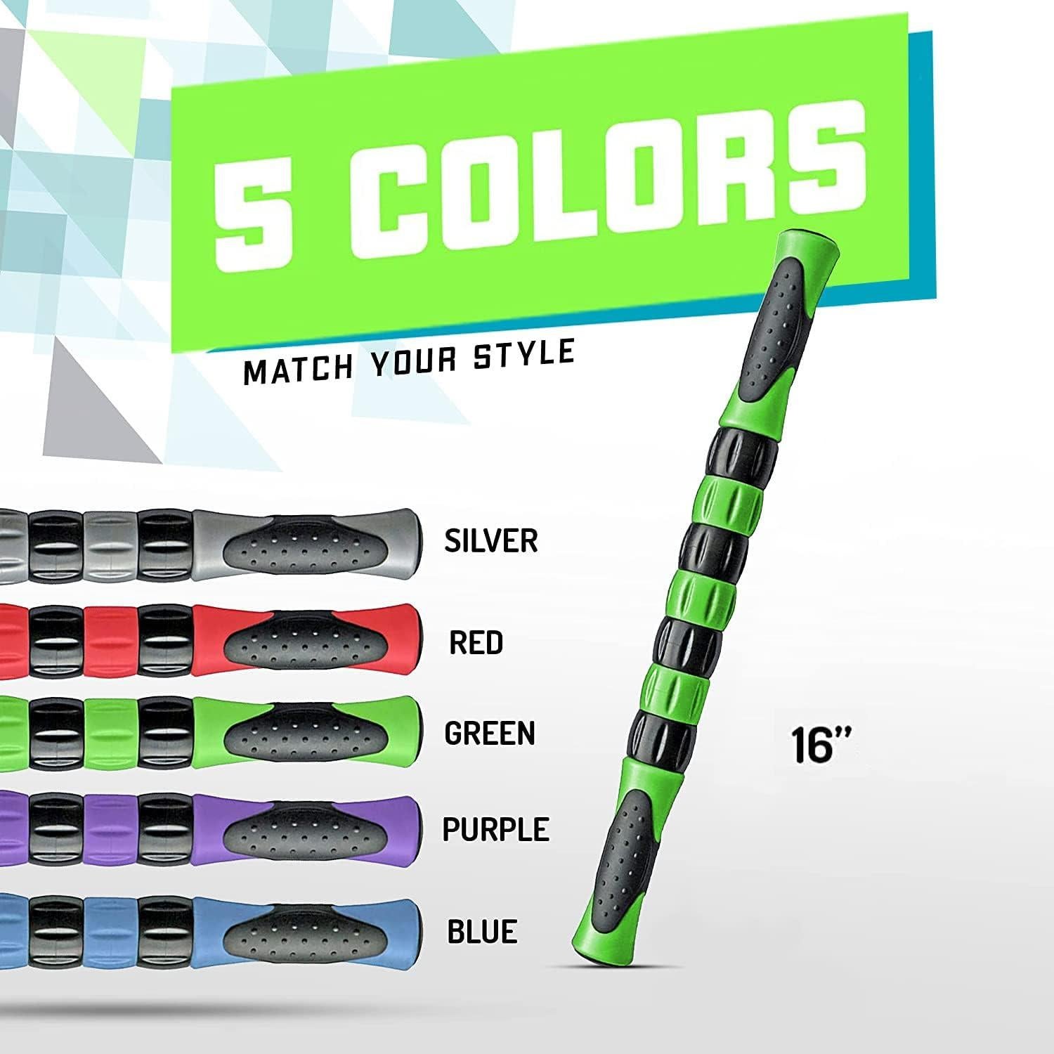 Varita de Masaje Elite Sportz 40.6 cm Verde para Alivio Muscular