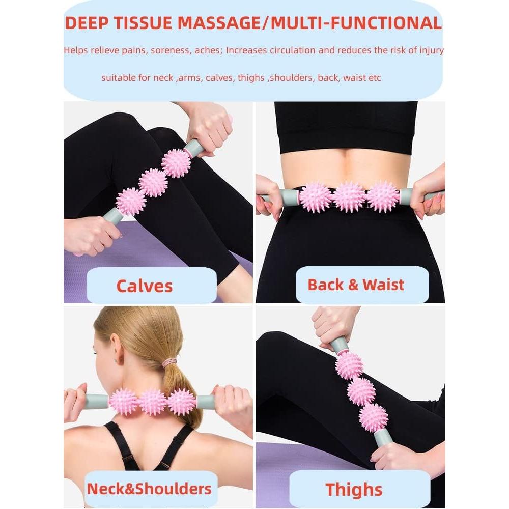 Rodillo de Masaje Muscular Skyloy Verde Menta 40 cm