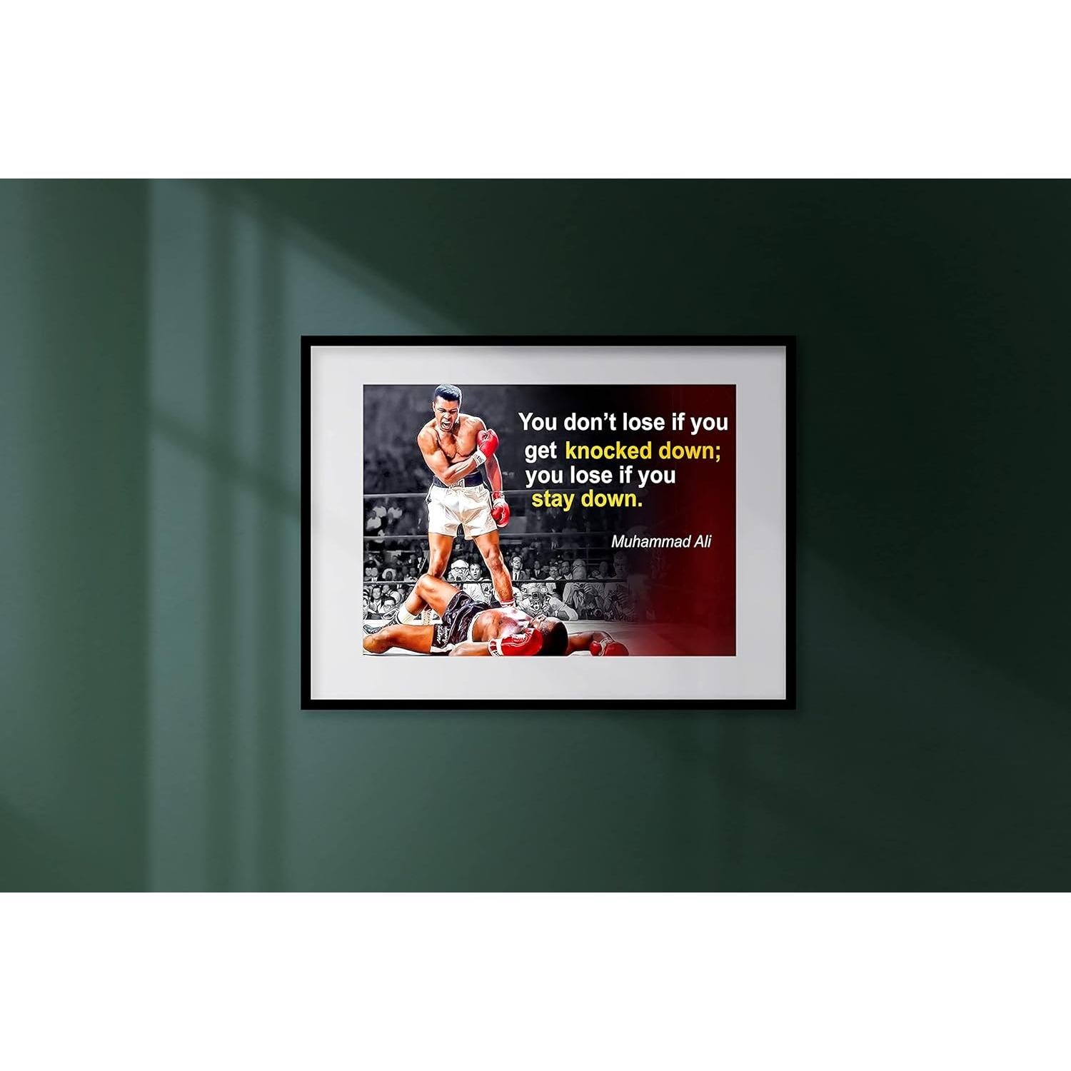 Póster Motivacional Muhammad Ali 45.72x30.48cm OGO