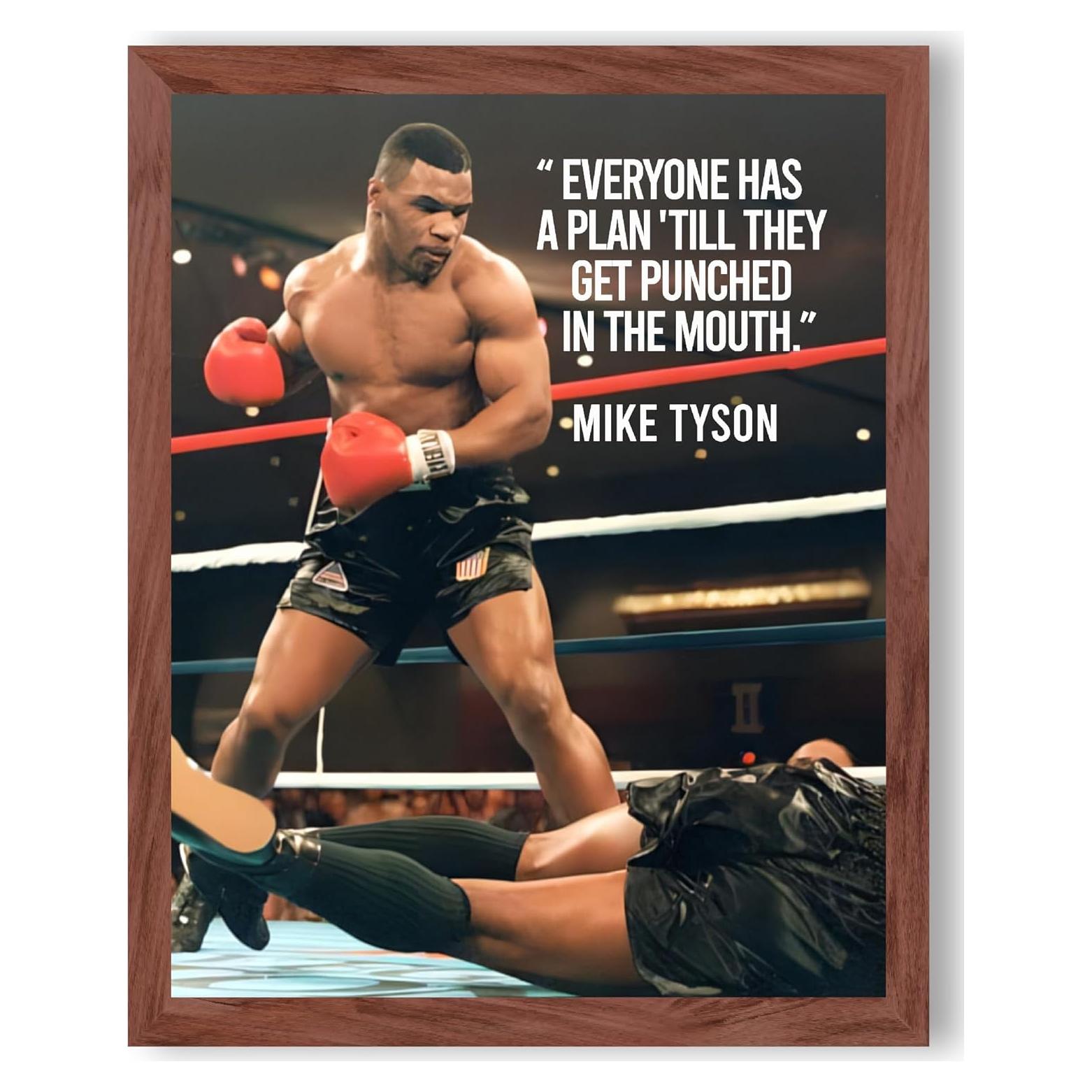 Póster Motivacional Boxeo Sin Marco 25x20 cm - American Luxury Gifts