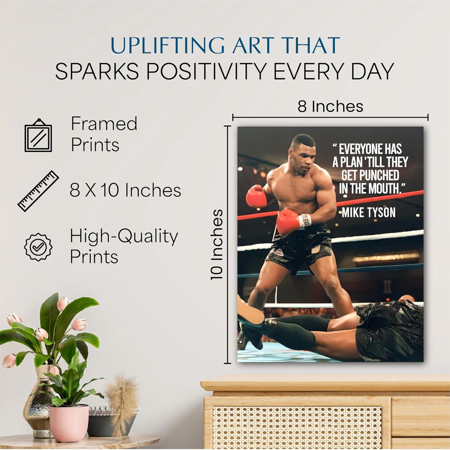 Póster Motivacional Boxeo Sin Marco 25x20 cm - American Luxury Gifts