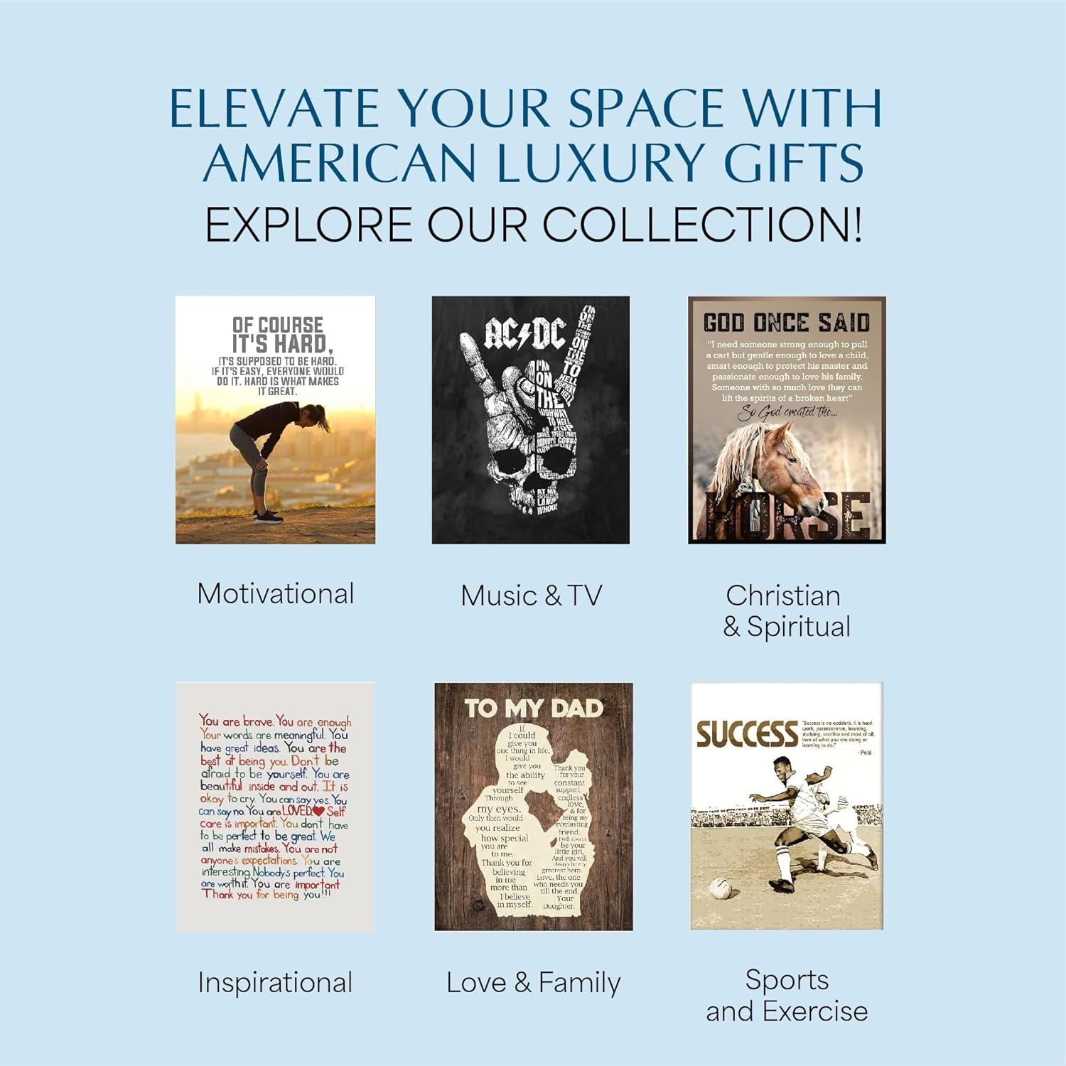 Póster Motivacional Boxeo Sin Marco 25x20 cm - American Luxury Gifts