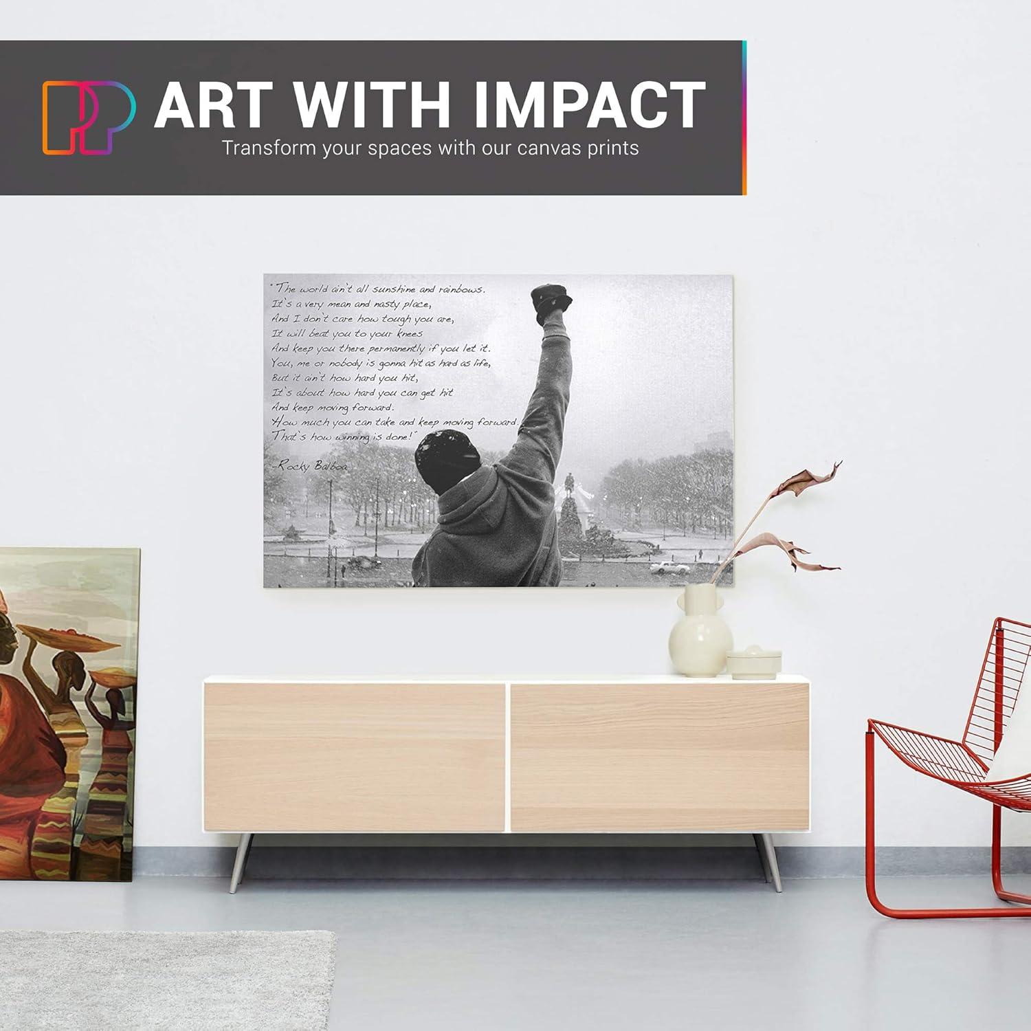 Lienzo Inspiracional Esperanza 76.2x50.8 cm - Arte de Pared