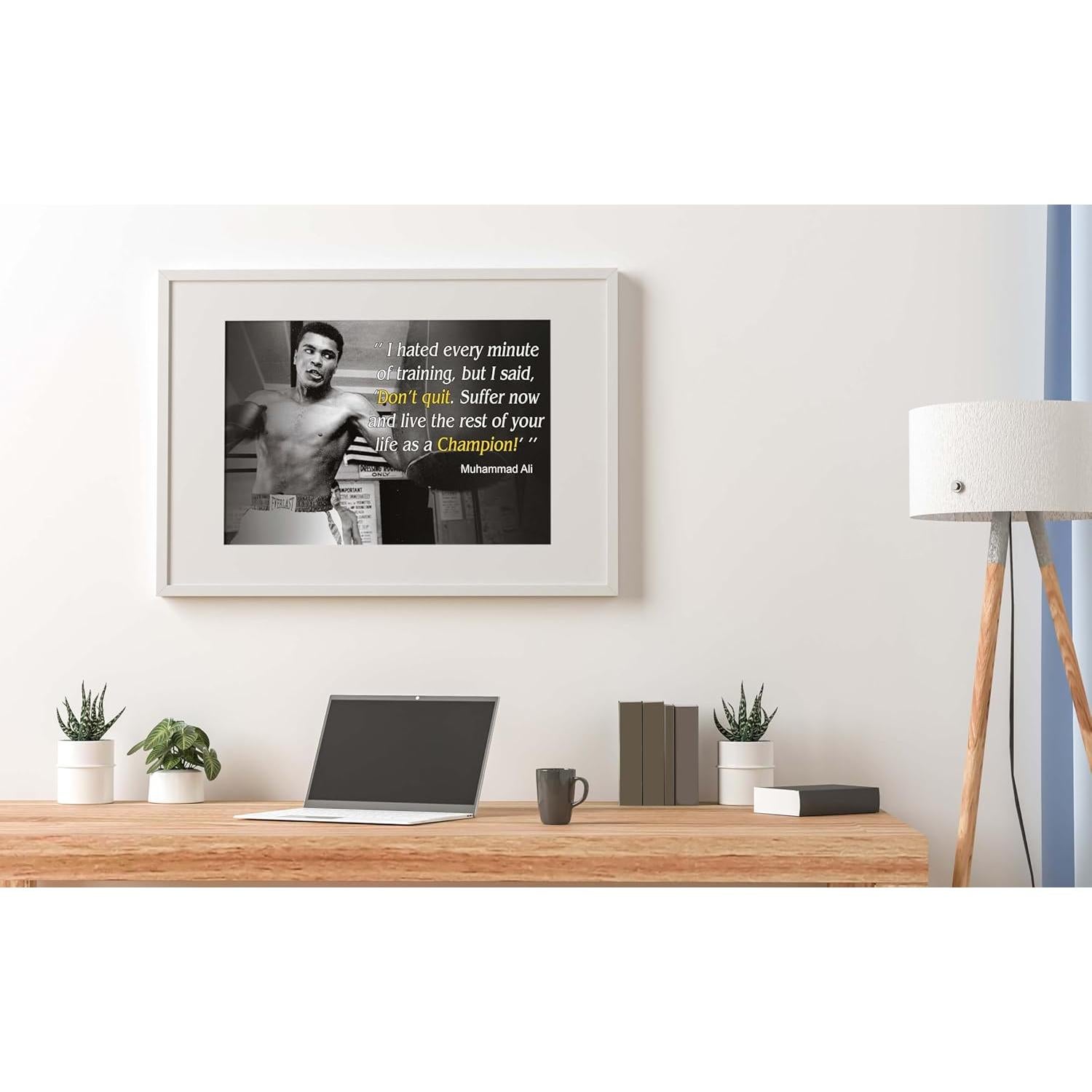 Póster Motivacional Muhammad Ali 45.72x30.48 cm OGO