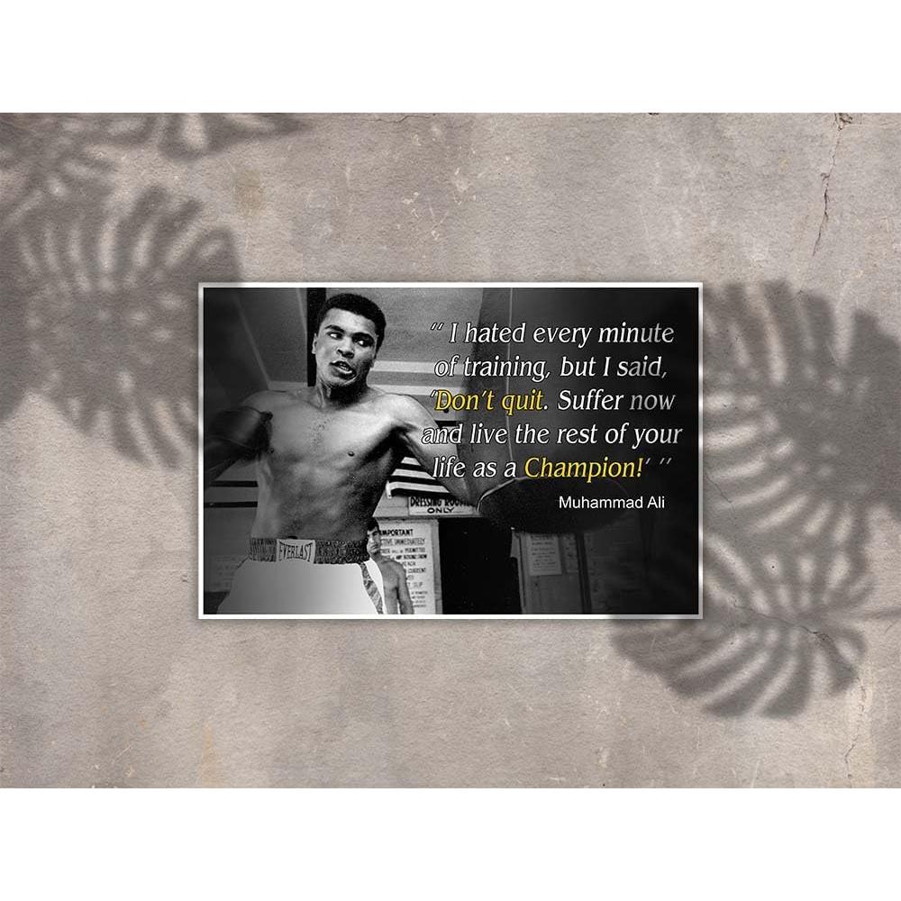Póster Motivacional Muhammad Ali 45.72x30.48 cm OGO