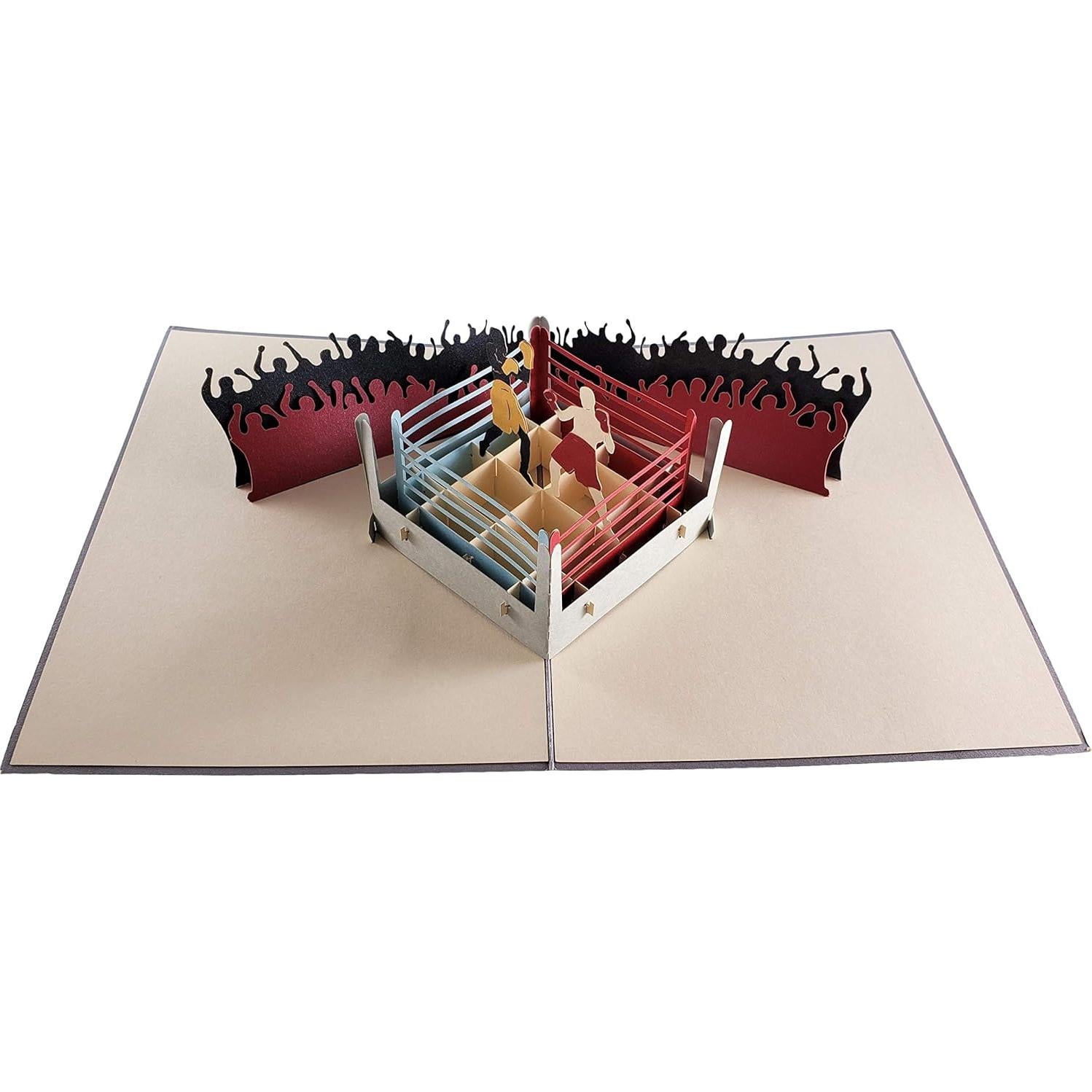 Tarjeta de Felicitación 3D Pop Up iGifts Boxeo 15x20cm