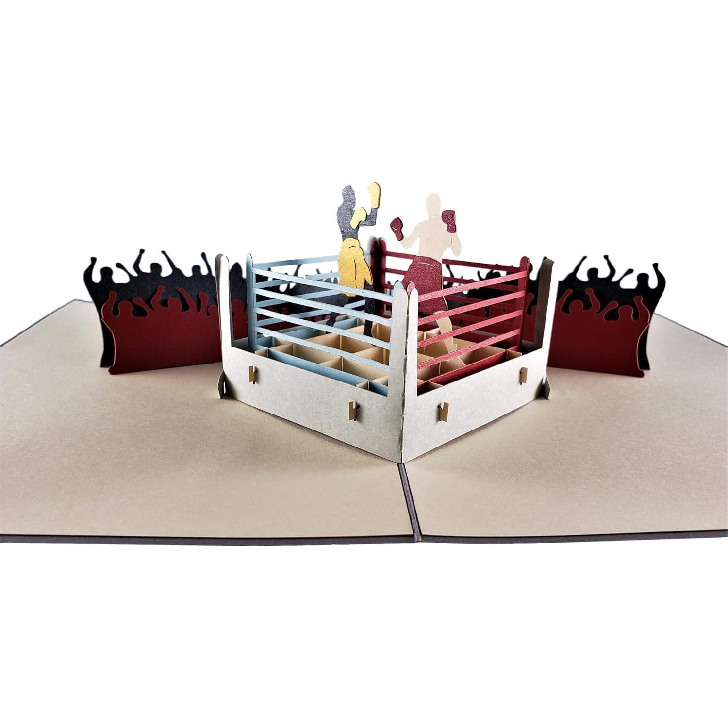 Tarjeta de Felicitación 3D Pop Up iGifts Boxeo 15x20cm