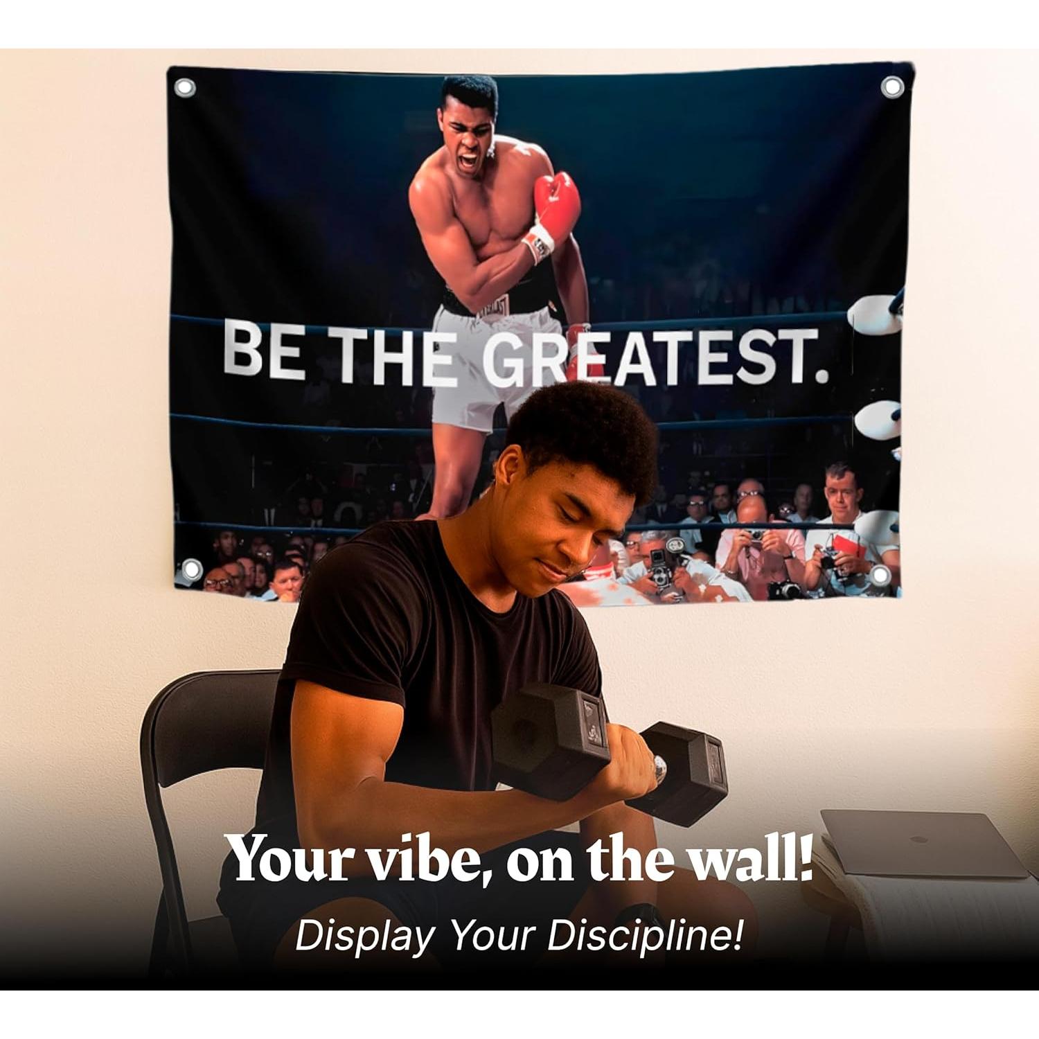 Bandera Motivacional LUIVU 3x5 Pies (0.91x1.52m) Poliester