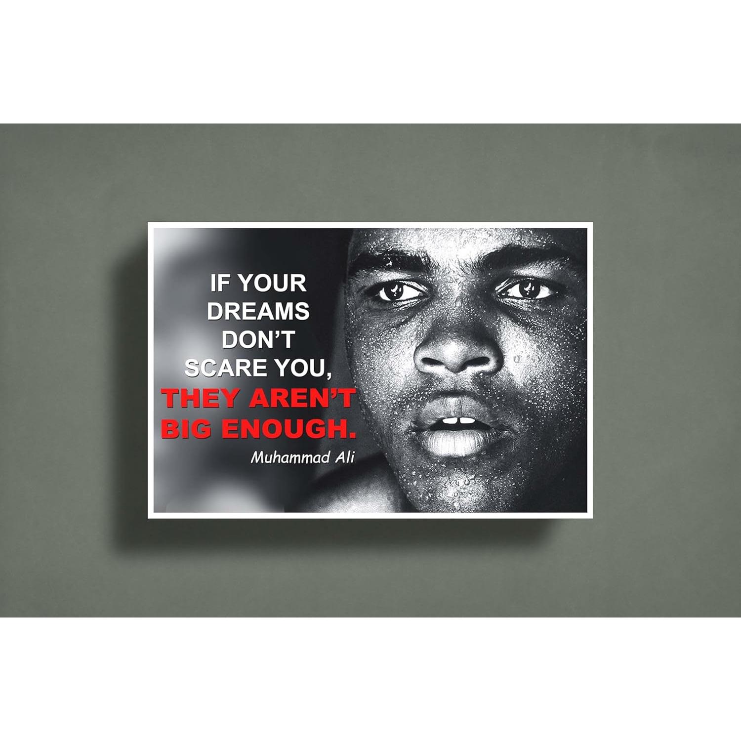 Póster Motivacional Muhammad Ali 45.72x30.48 cm OGO