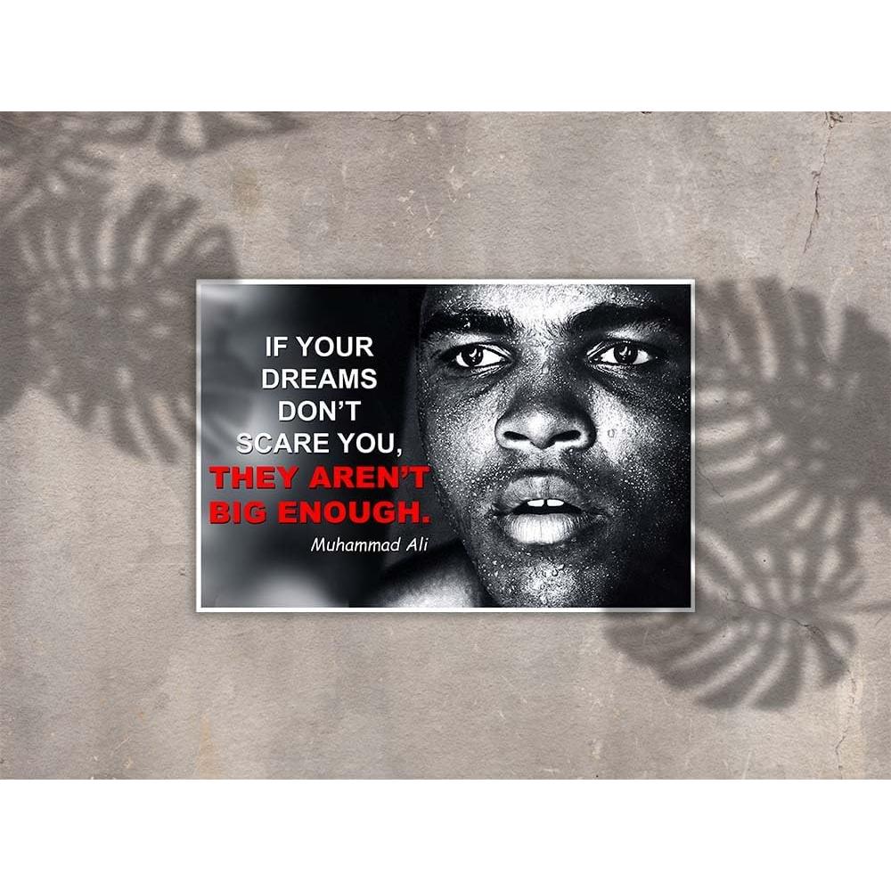 Póster Motivacional Muhammad Ali 45.72x30.48 cm OGO