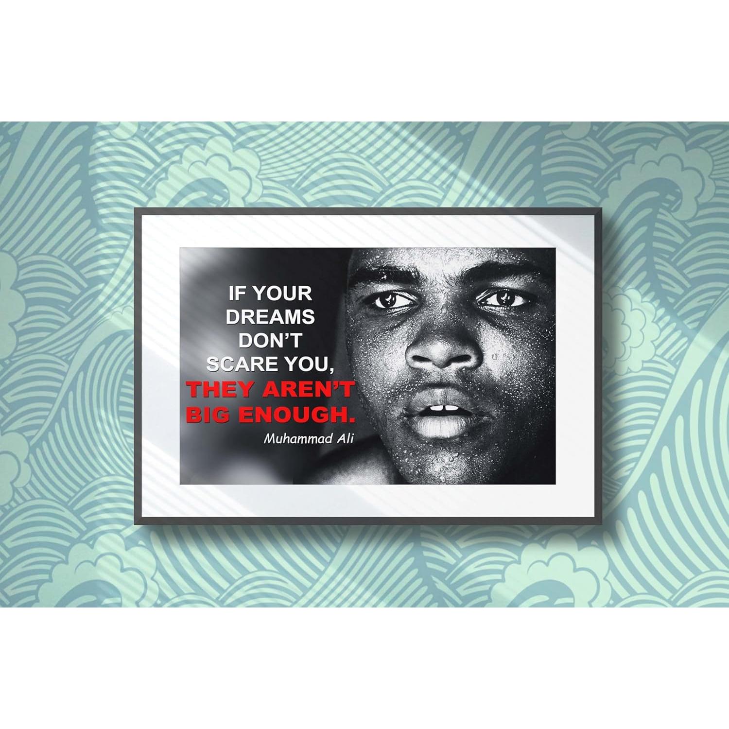 Póster Motivacional Muhammad Ali 45.72x30.48 cm OGO