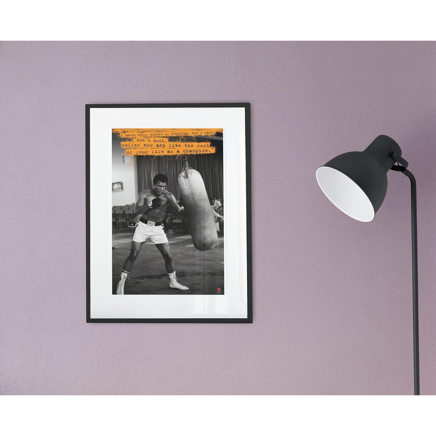 Póster Motivacional de Boxeo Muhammad Ali 91x61 cm Mate