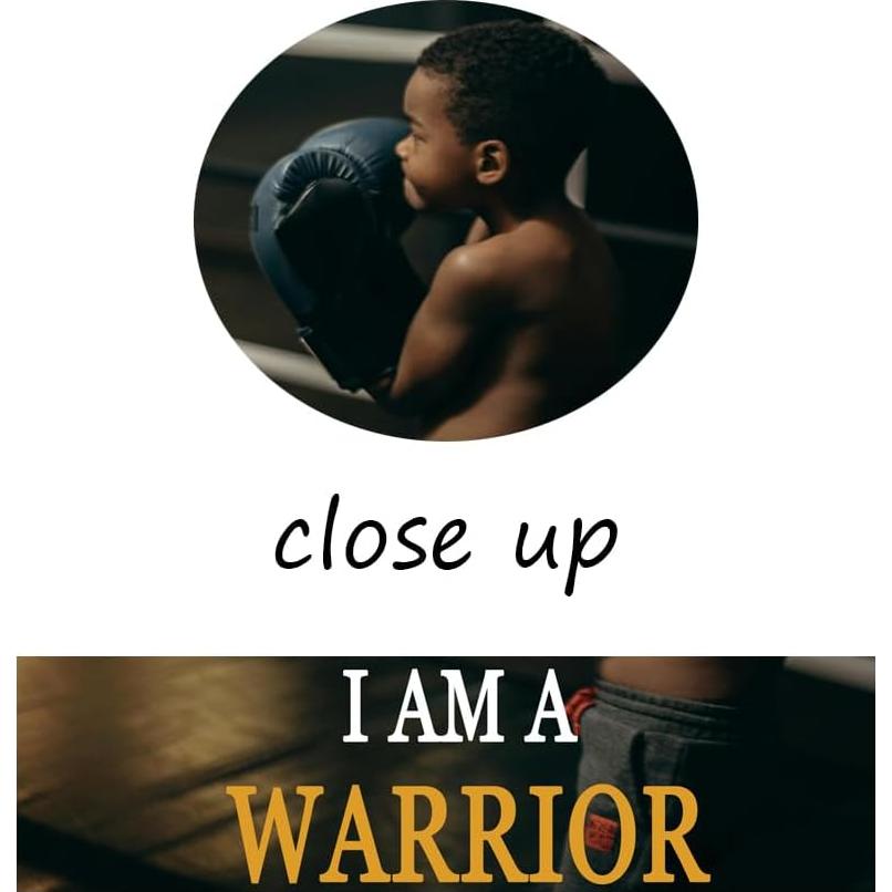 Póster Motivacional Boxeo WYJDFART 30x45 cm Luchador