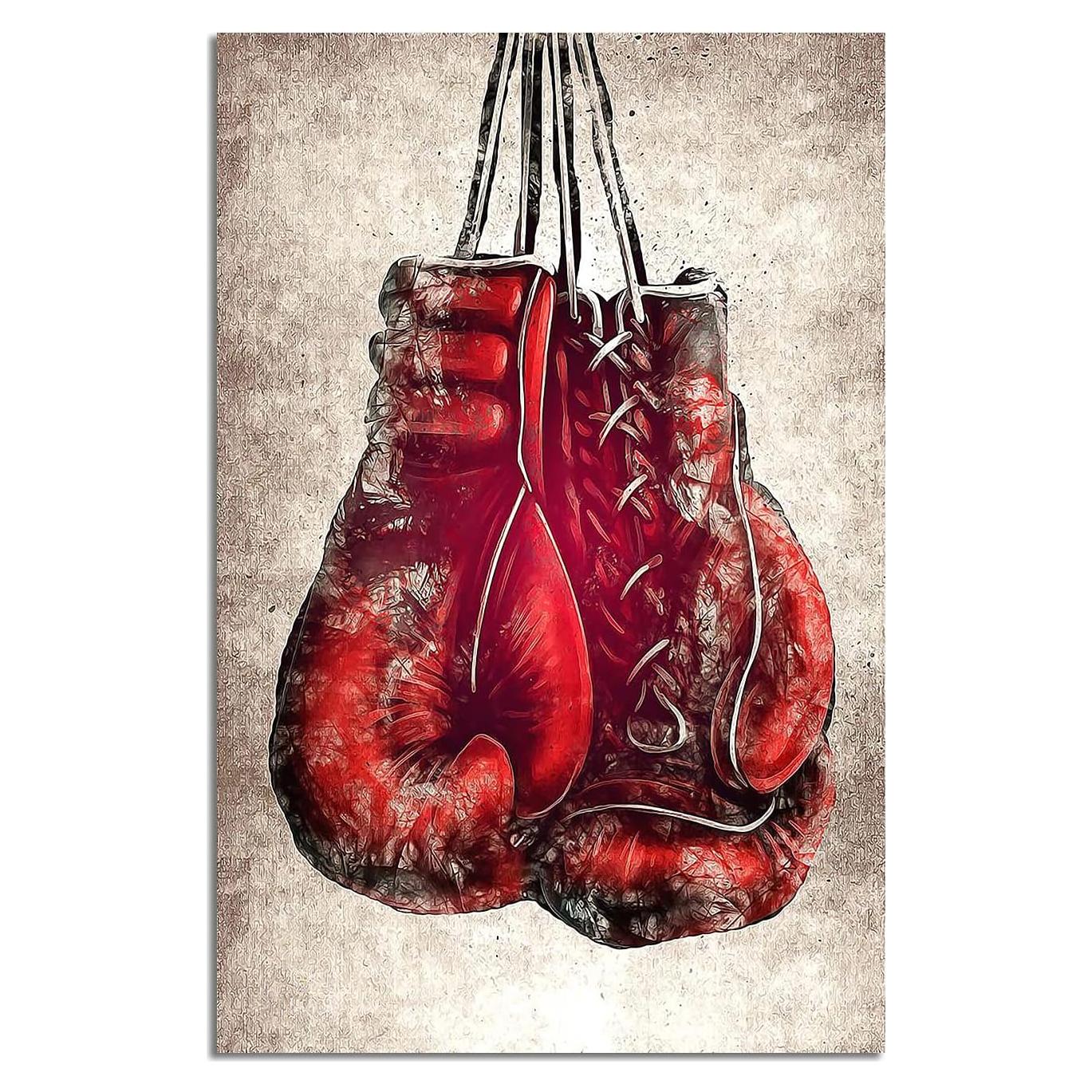 Póster de Boxeo en Lienzo XDTIOPIMY 40x60 cm Decoración