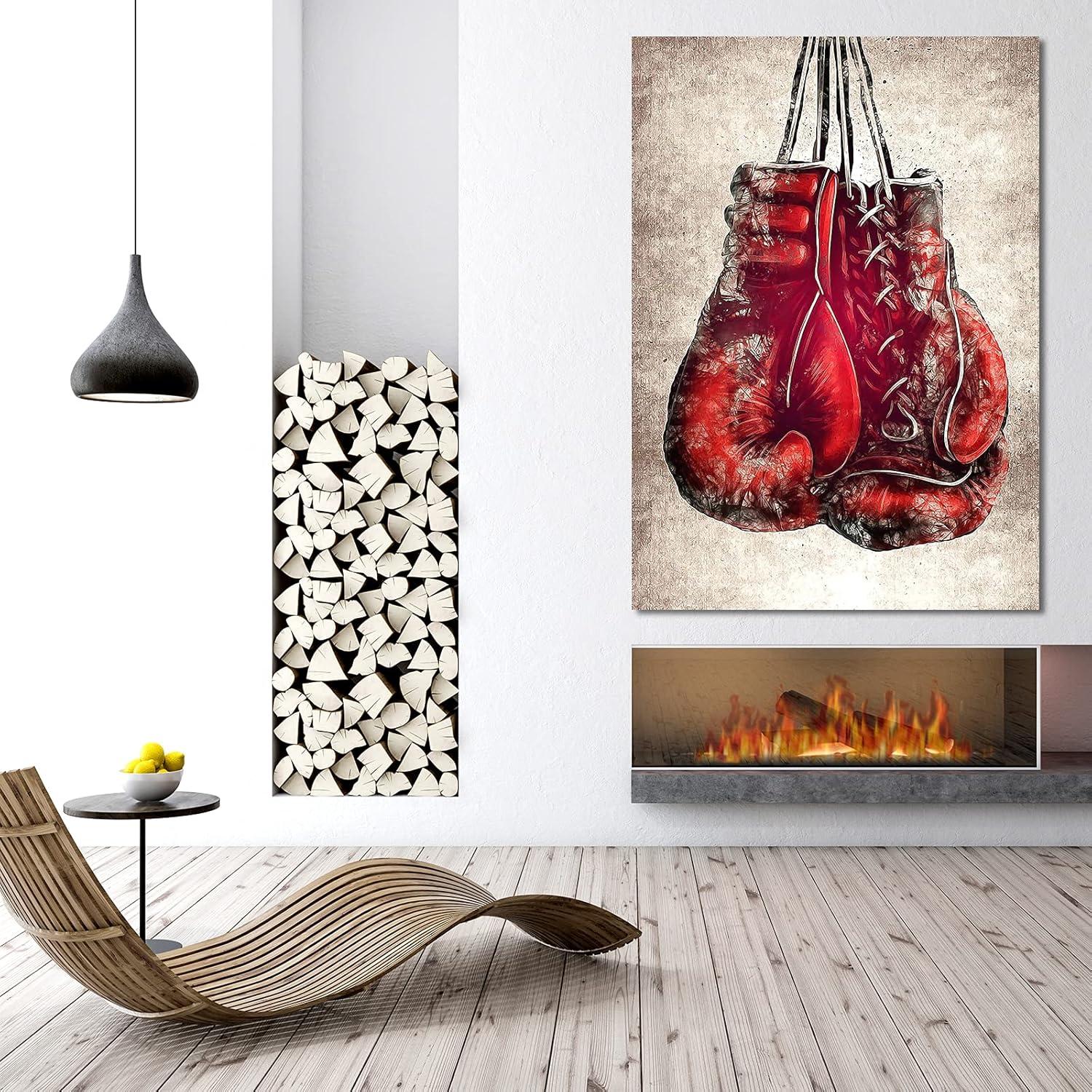 Póster de Boxeo en Lienzo XDTIOPIMY 40x60 cm Decoración