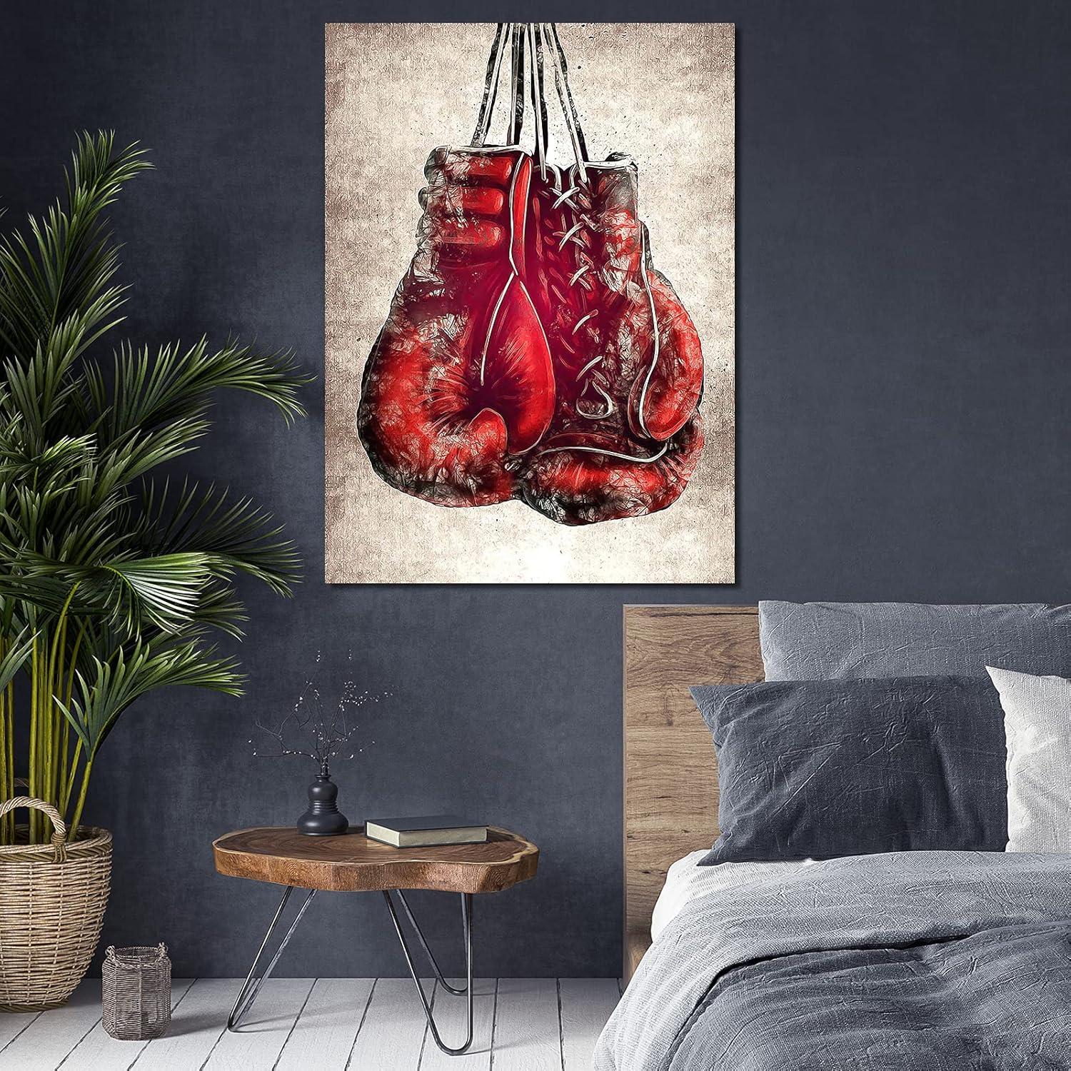 Póster de Boxeo en Lienzo XDTIOPIMY 40x60 cm Decoración