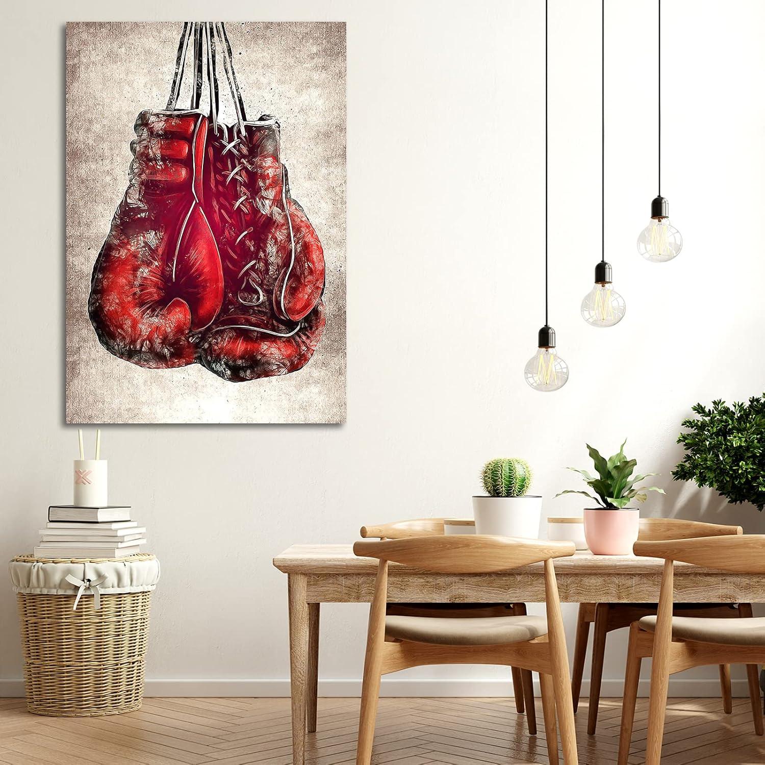 Póster de Boxeo en Lienzo XDTIOPIMY 40x60 cm Decoración