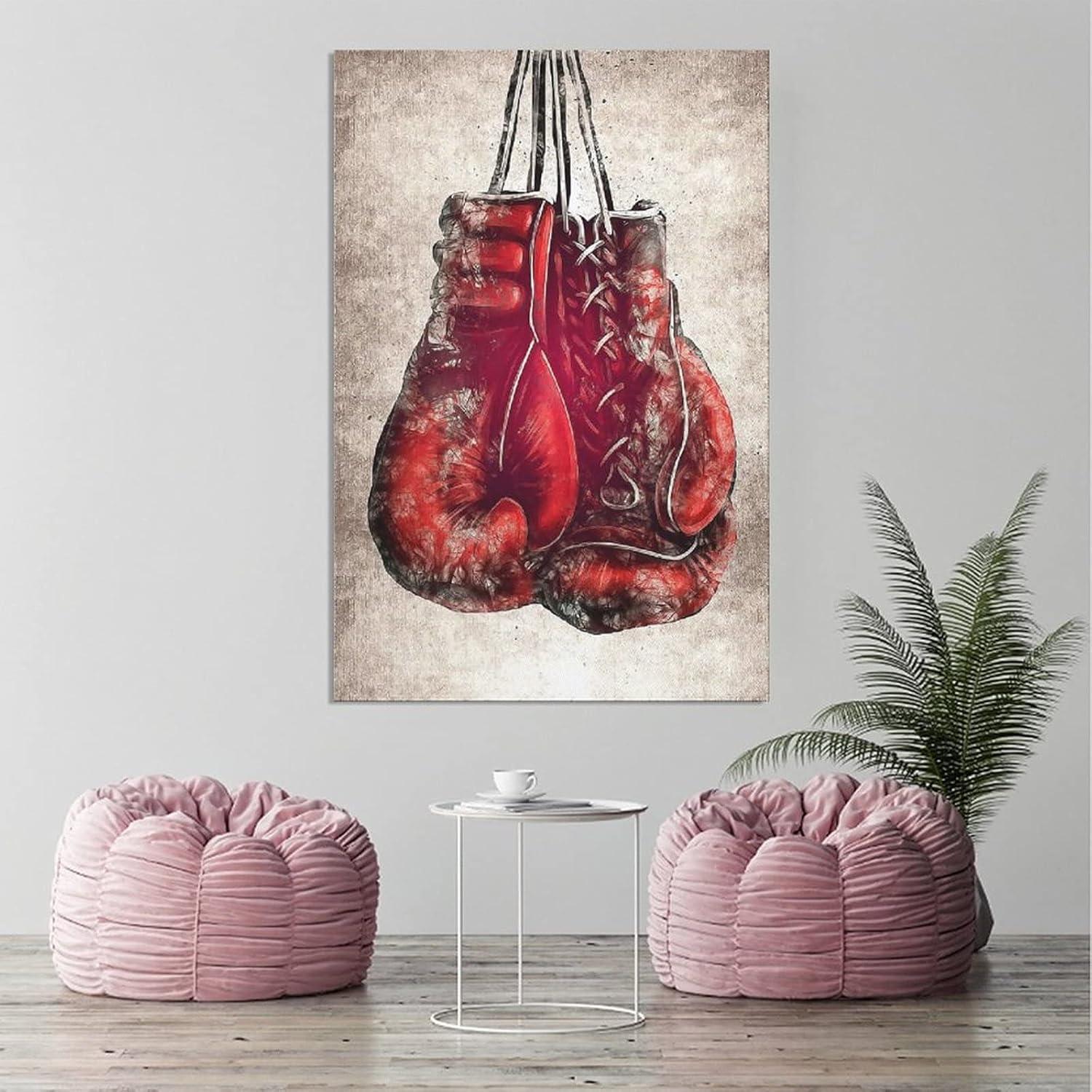 Póster de Boxeo en Lienzo XDTIOPIMY 40x60 cm Decoración