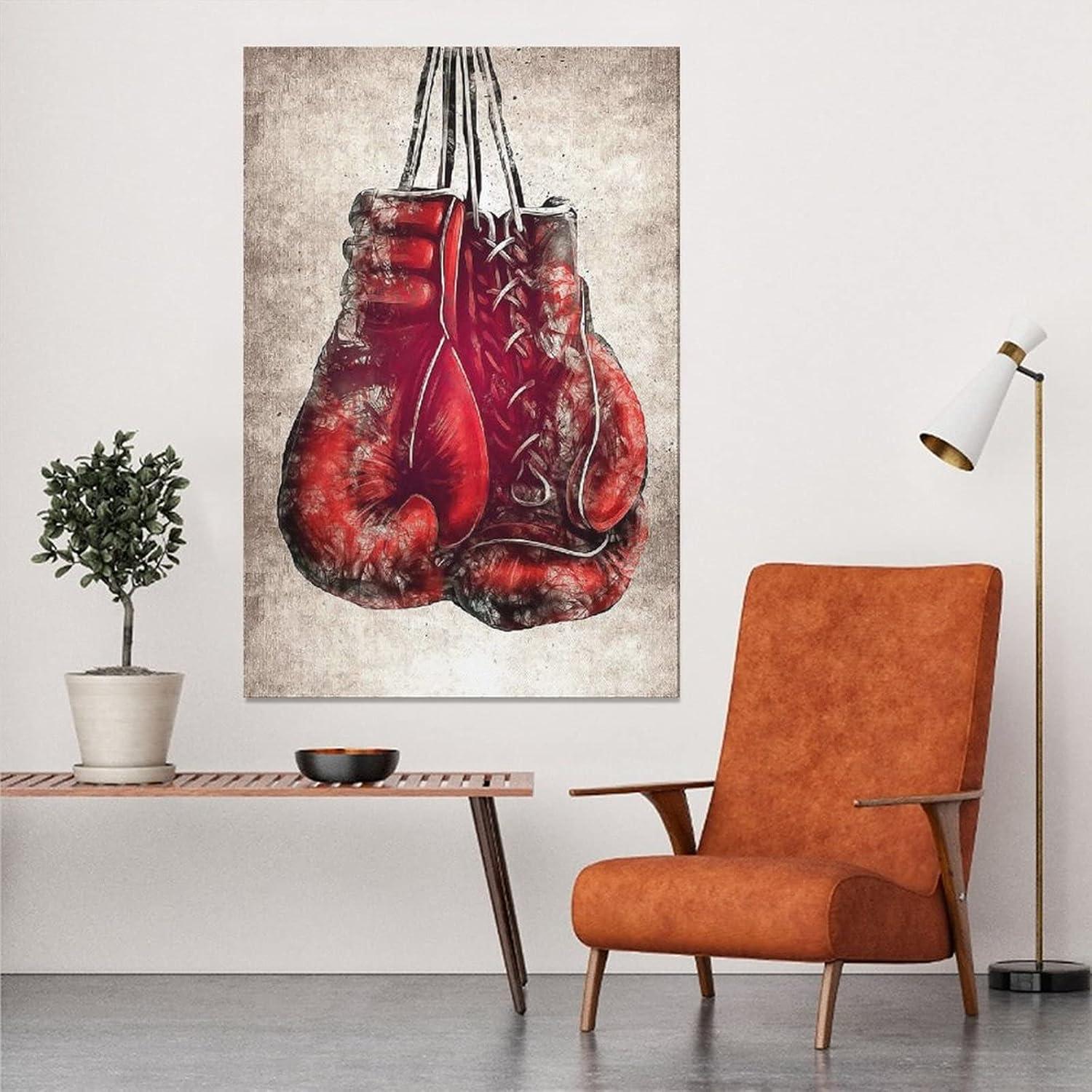 Póster de Boxeo en Lienzo XDTIOPIMY 40x60 cm Decoración