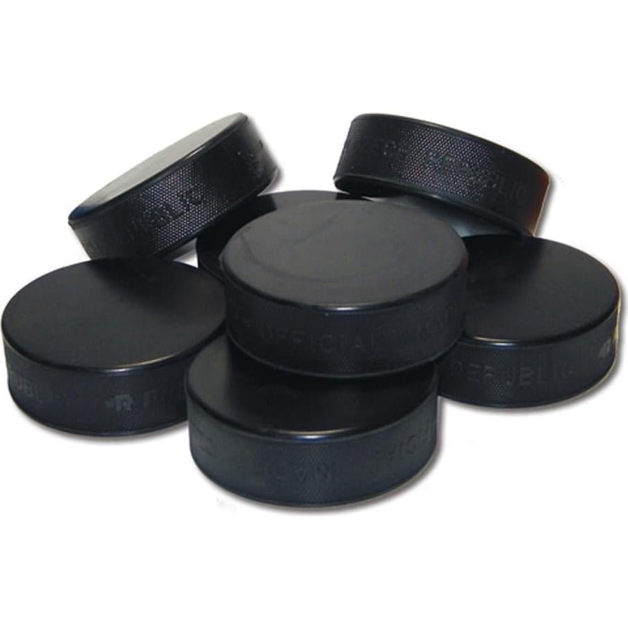 Puck de Hockey sobre Hielo A&R Sports - Caucho Vulcanizado