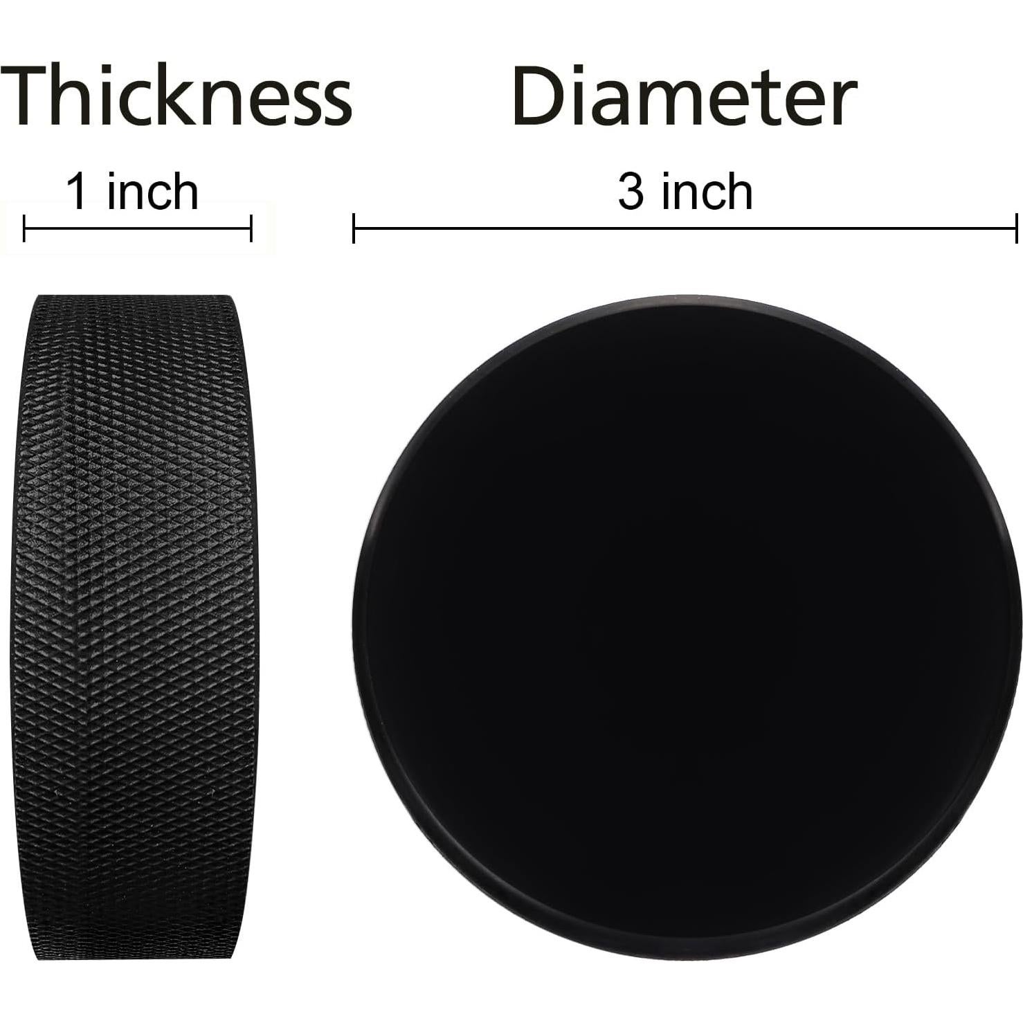 Paquete de 18 Discos de Hockey sobre Hielo Faswin 7.62 cm