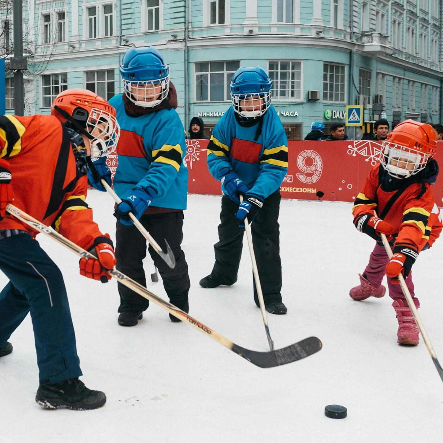 Paquete de 18 Discos de Hockey sobre Hielo Faswin 7.62 cm