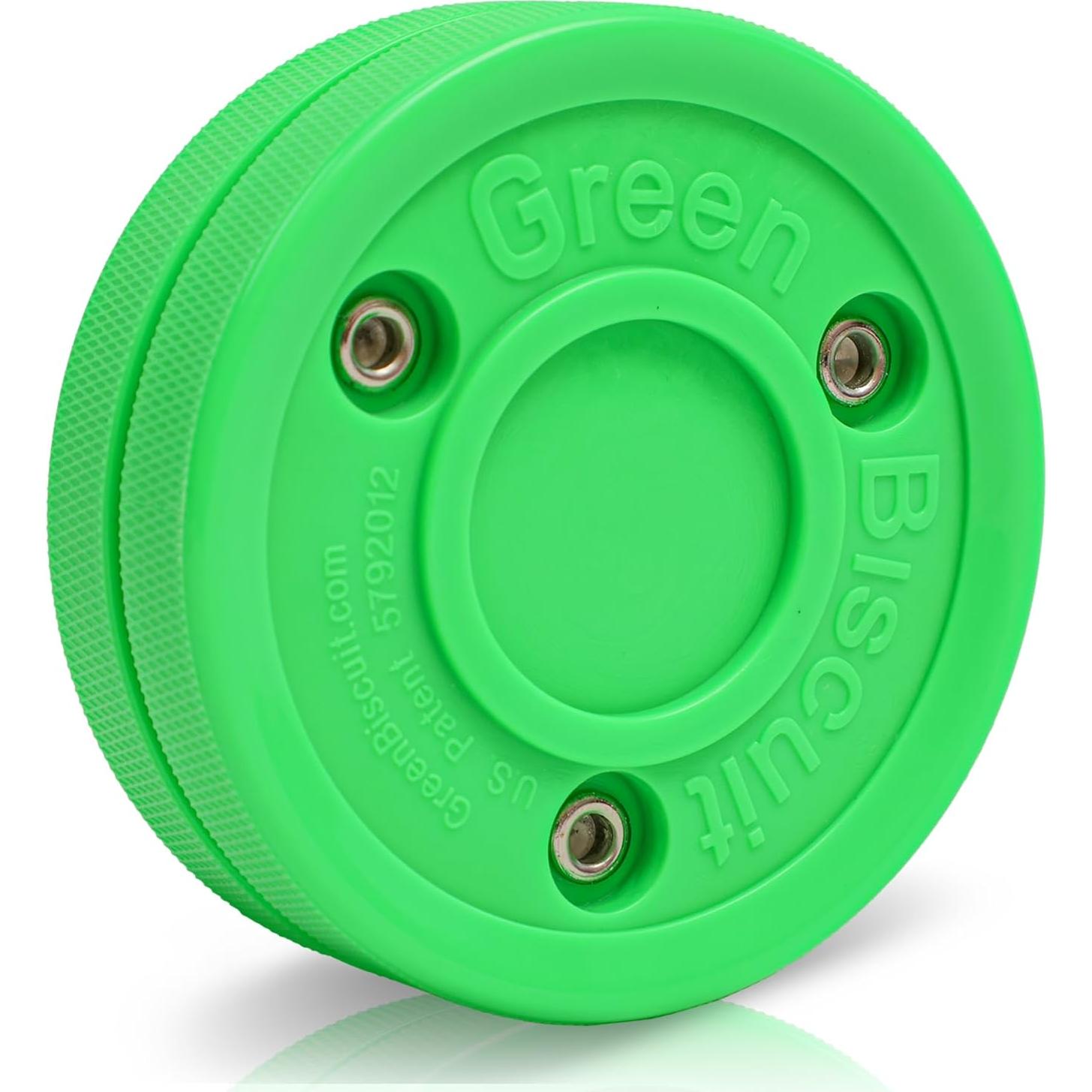 Pucks de Hockey Callejero Green Biscuit 2-Pack Original y Snipe