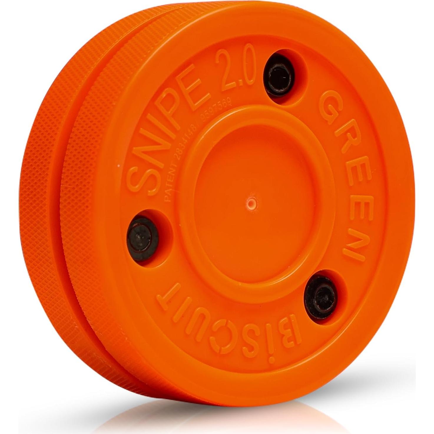 Pucks de Hockey Callejero Green Biscuit 2-Pack Original y Snipe