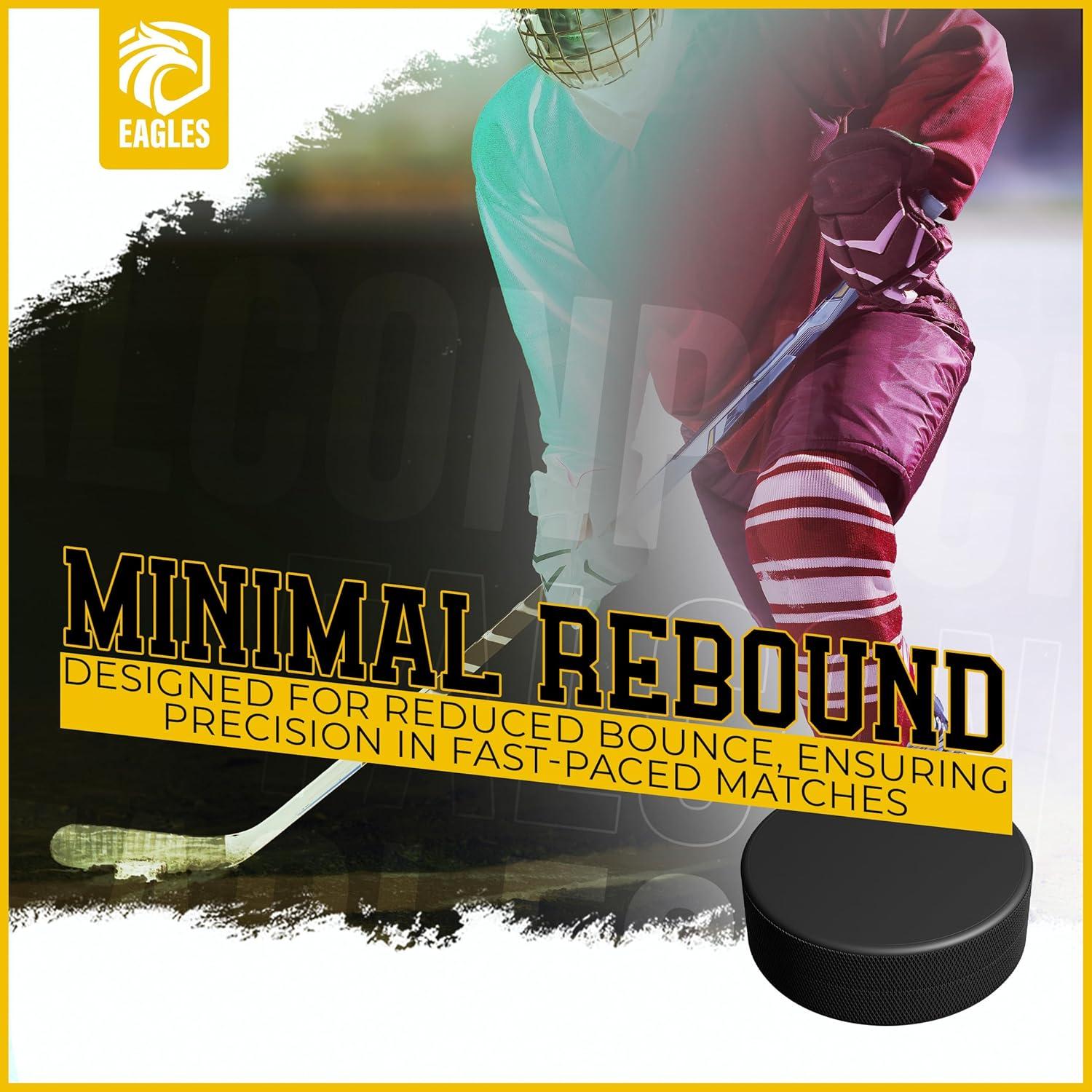 Discos de Hockey sobre Hielo EAGLES 3 Unidades 170g 7.62cm