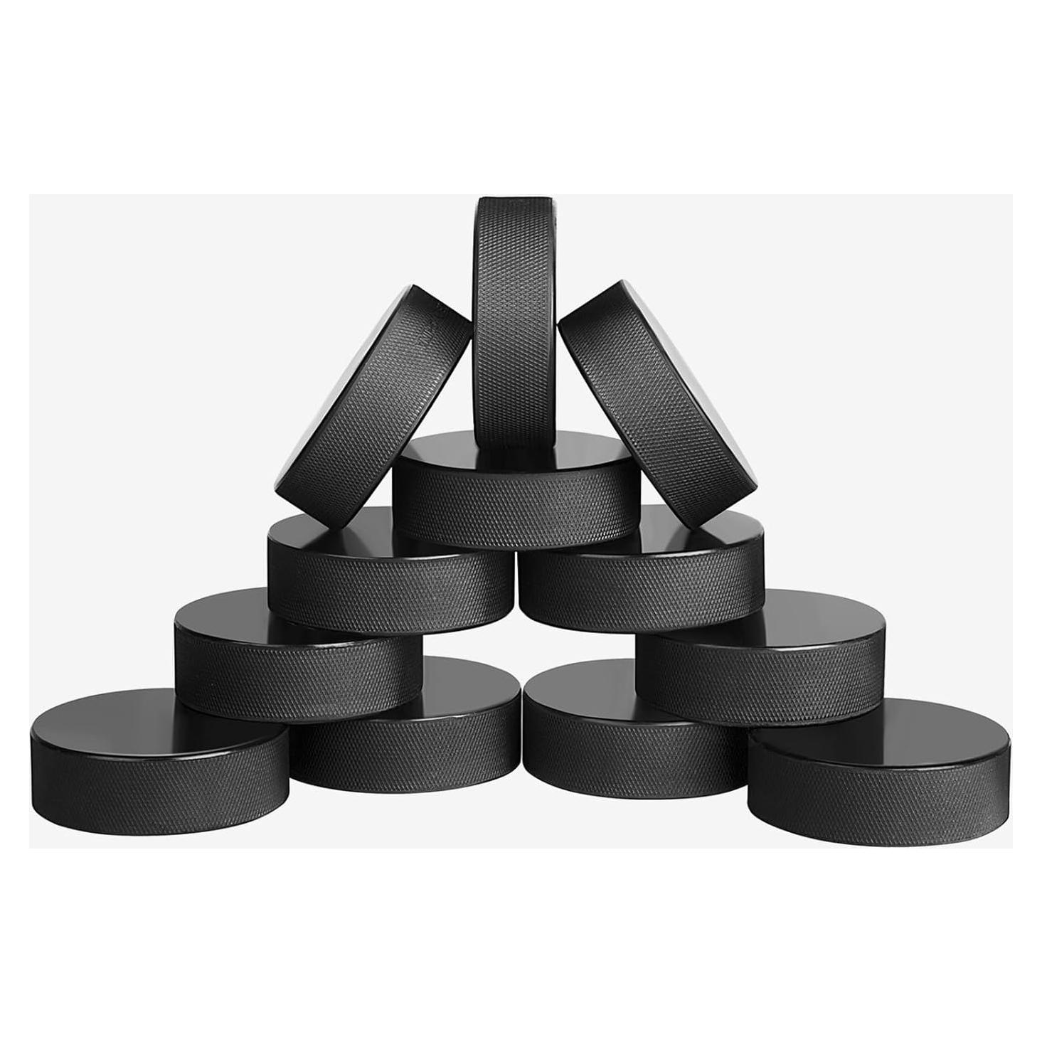 Discos de Hockey sobre Hielo AceFox 12 Piezas 7.62cm Negro