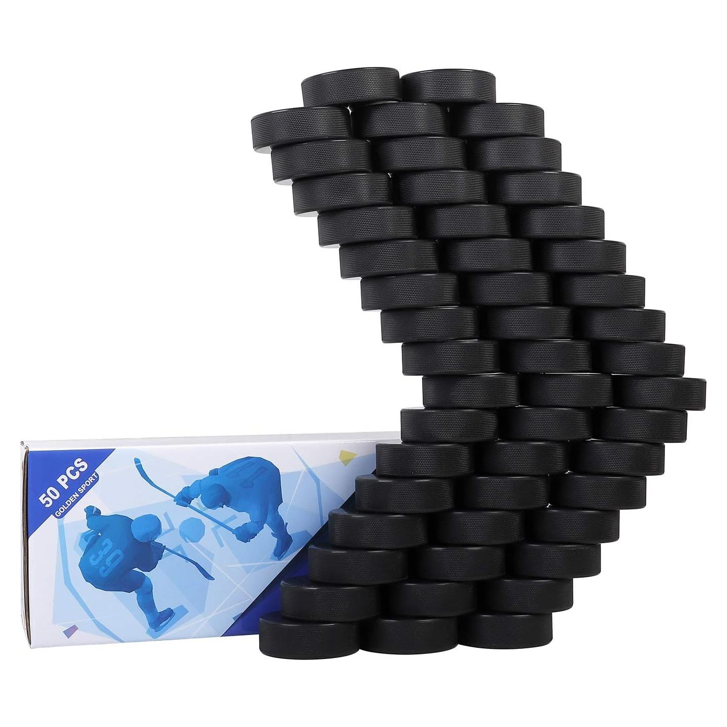 Discos de Hockey sobre Hielo Golden Sport HCP-50, 50pcs, 7.62cm