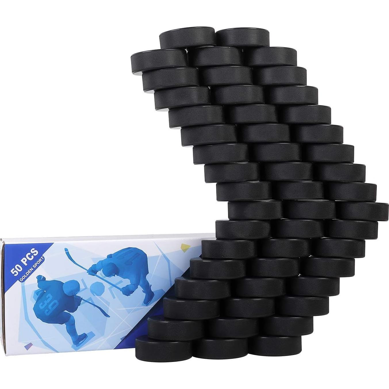 Discos de Hockey sobre Hielo Golden Sport HCP-50, 50pcs, 7.62cm