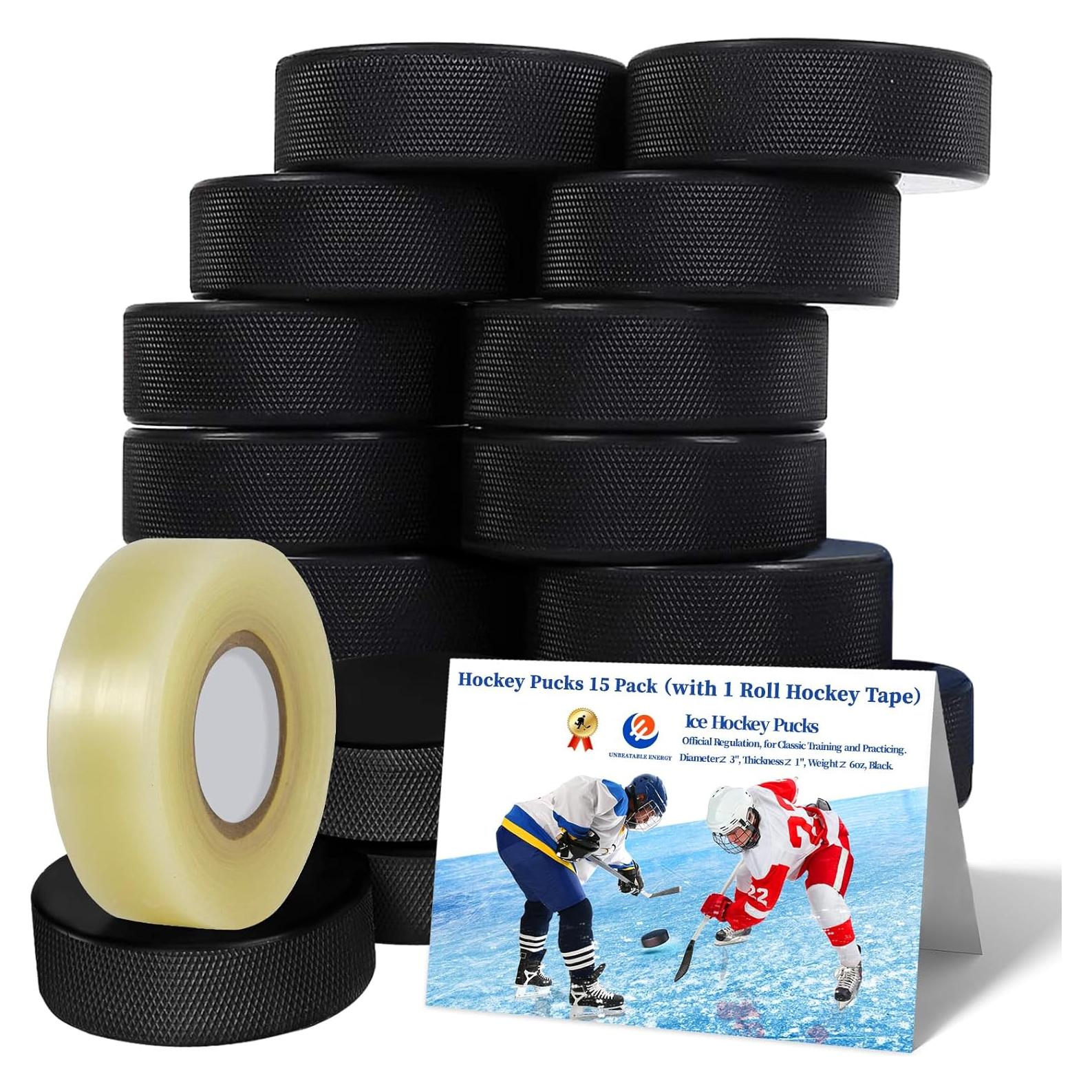Pucks de Hockey sobre Hielo Energía Inigualable 15 Paquete