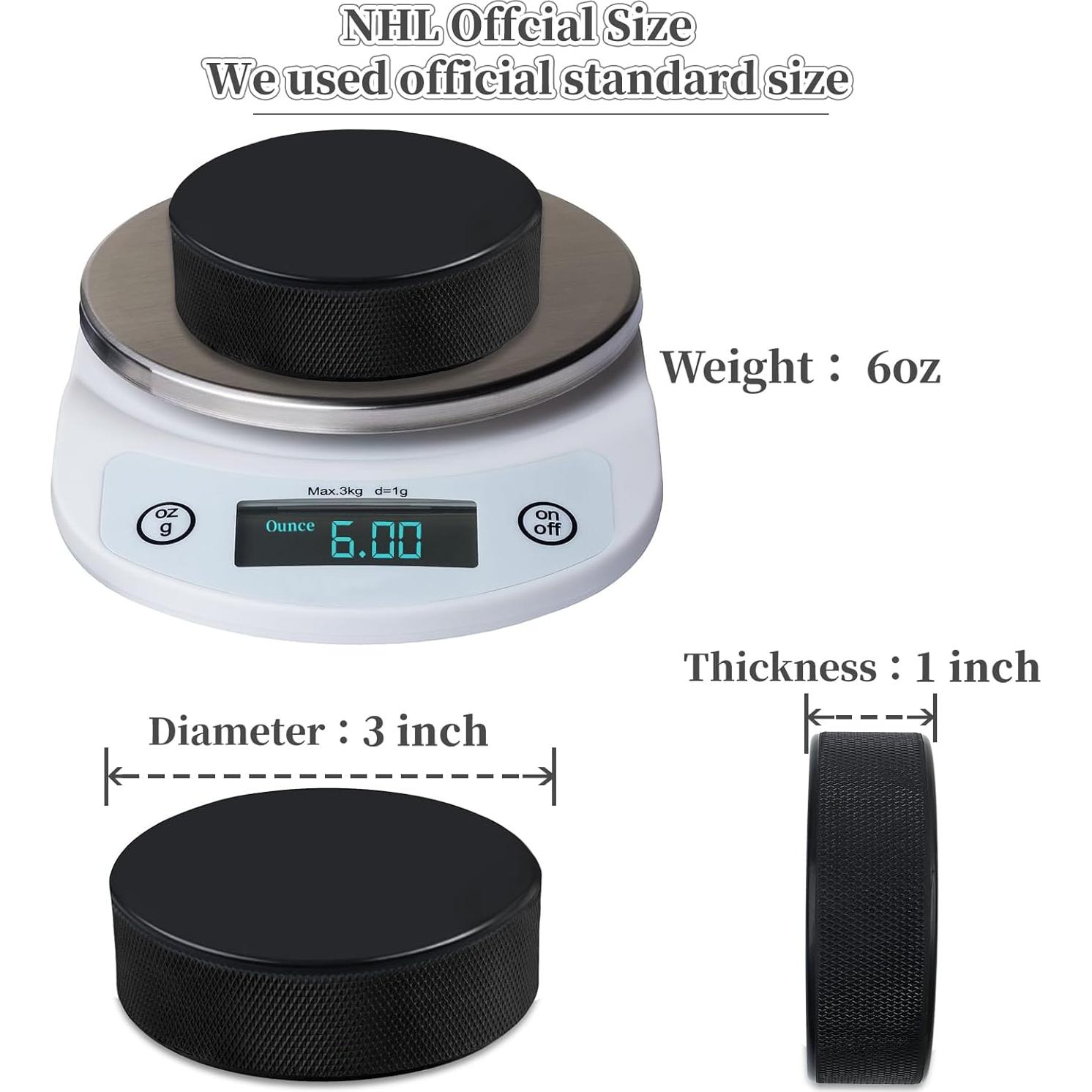 Pucks de Hockey sobre Hielo ENERGÍA INIGUALABLE - Paquete de 50