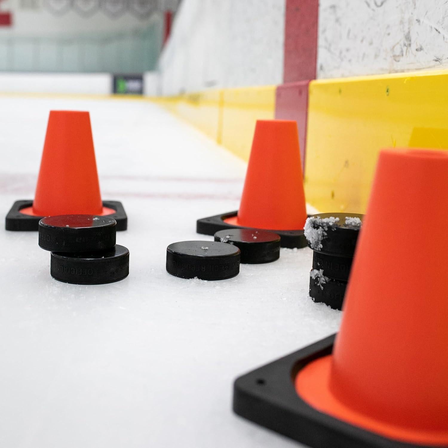 Discos de Hockey sobre Hielo TronX - Caja de 100 Discos 170 g