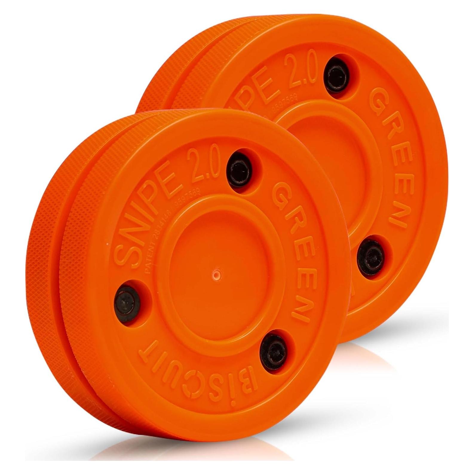 Disco de Hockey Green Biscuit Snipe 2.0 Naranja 2 Piezas
